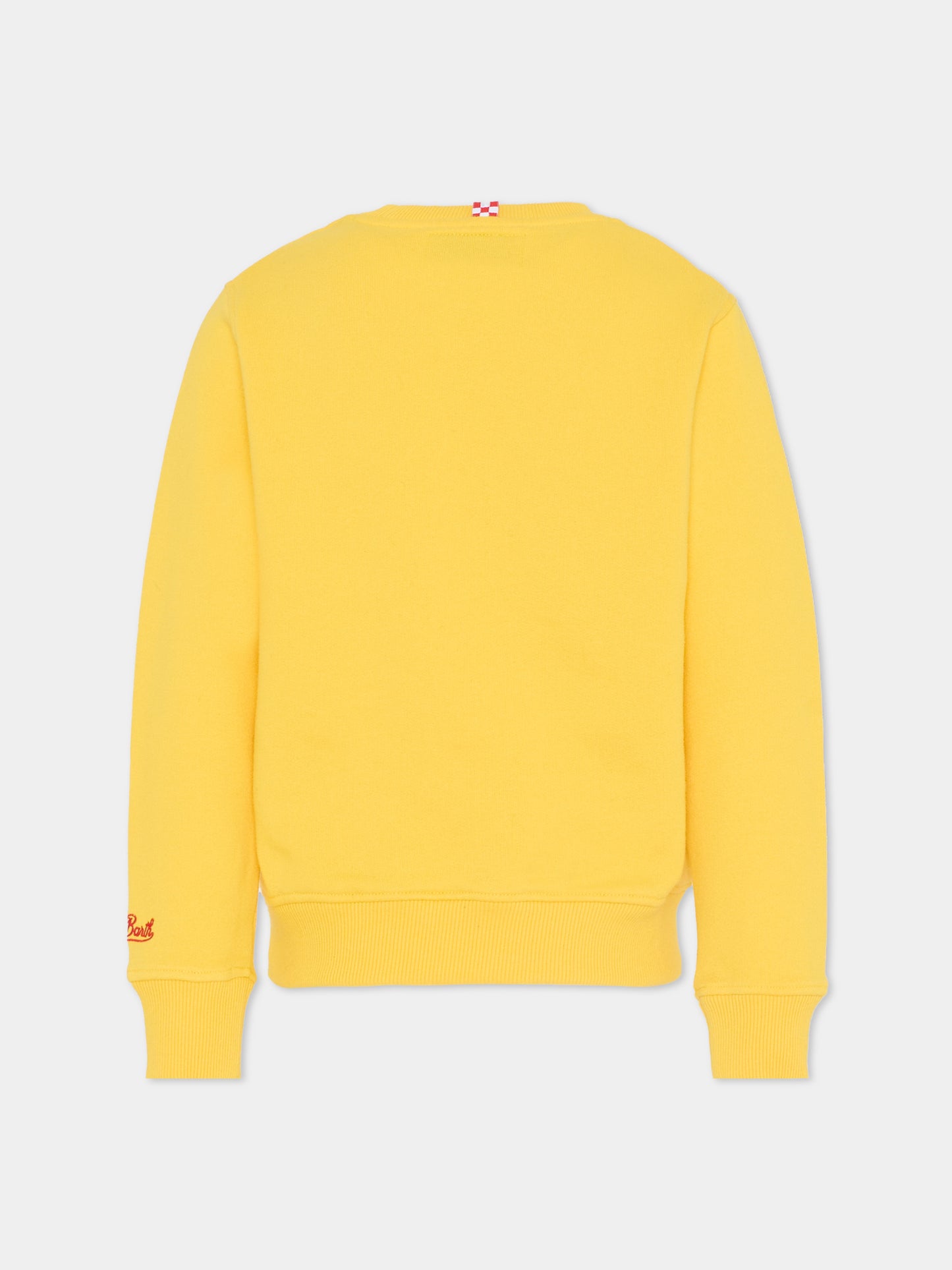 Felpa gialla per bambino con stampa Avengers,Mc2 Saint Barth,HUT0004 01518I