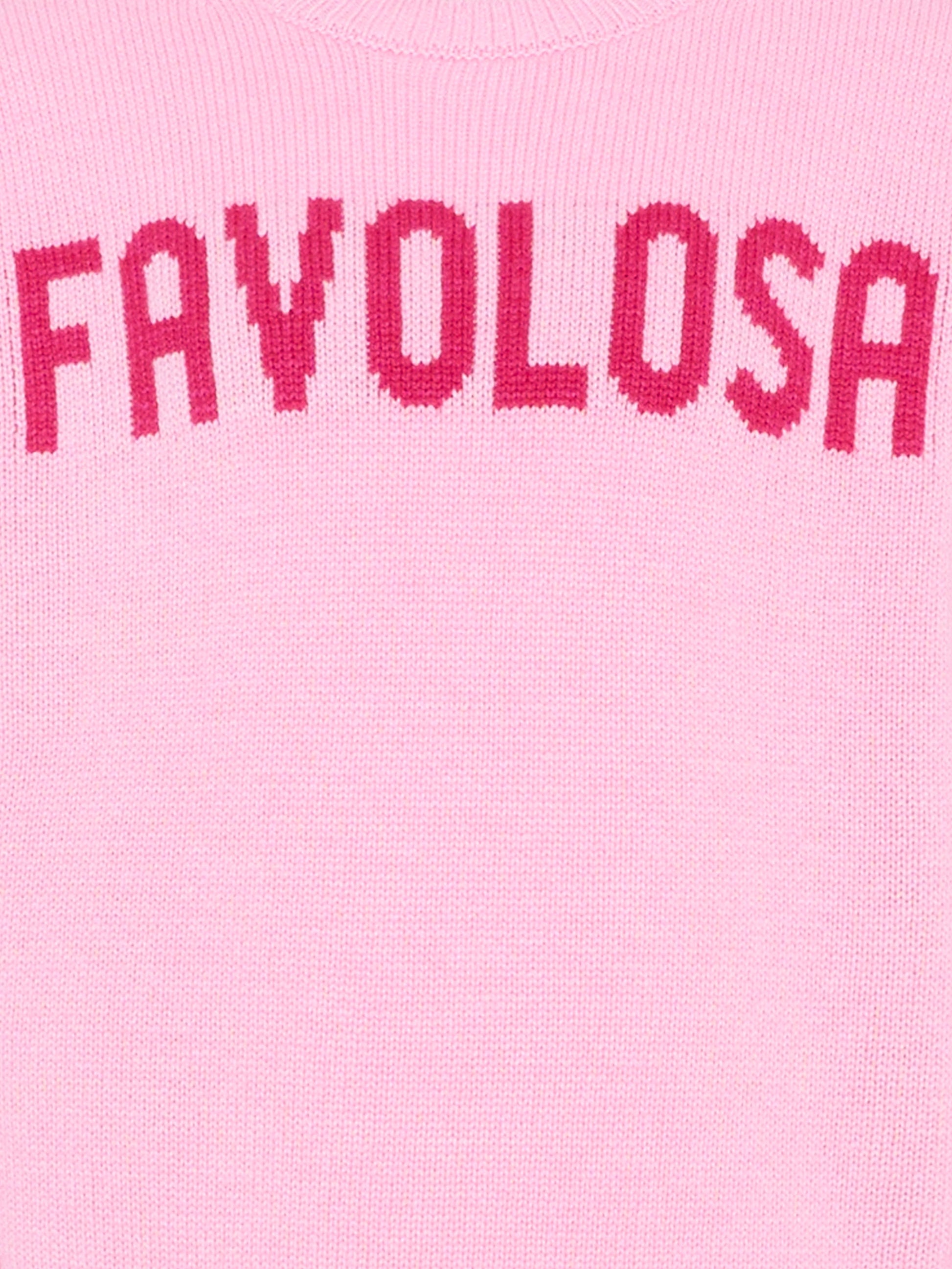 Maglione rosa per bambina con scritta,Mc2 Saint Barth,PRC0001 00552I