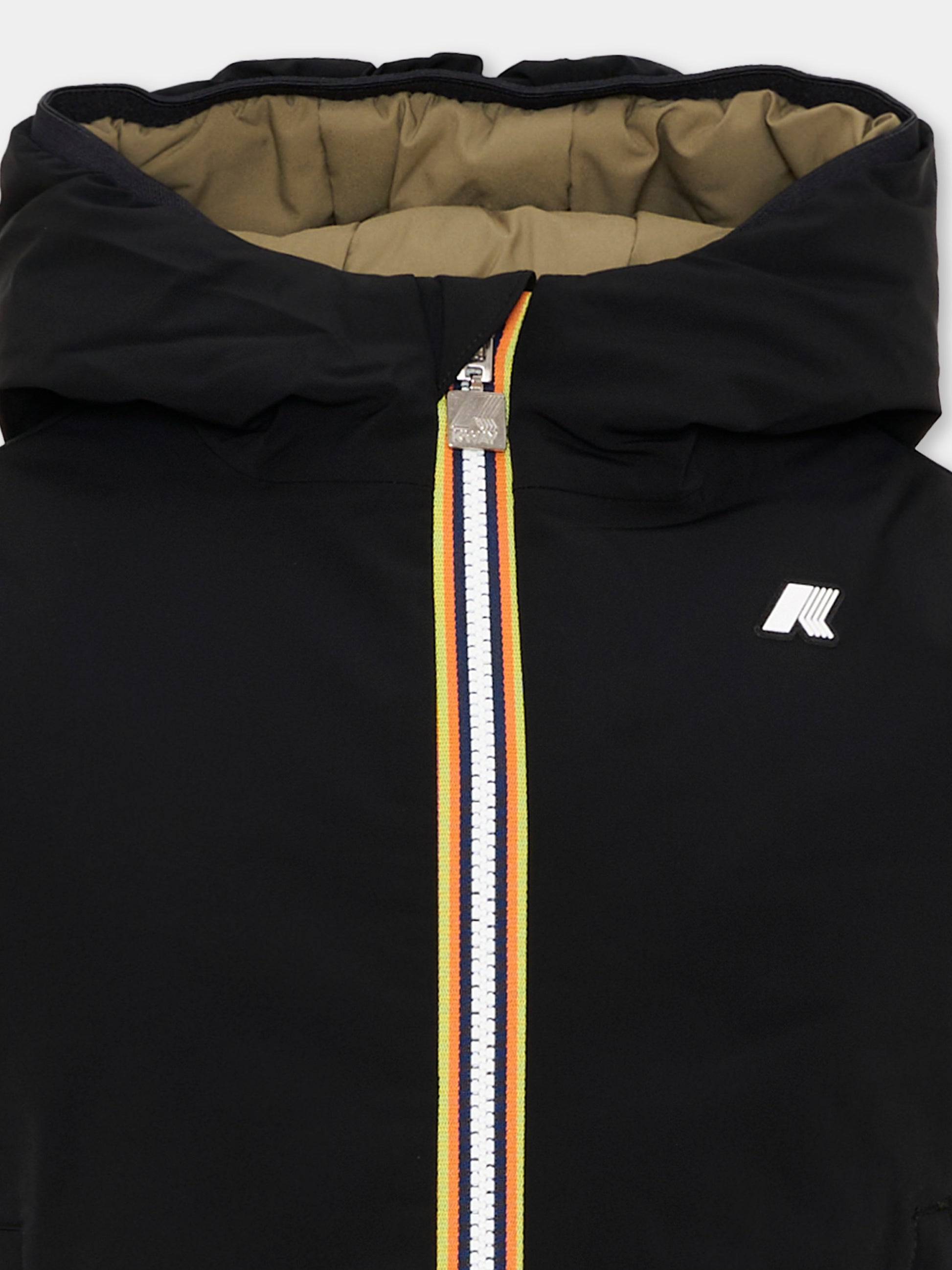 Piumino reversibile “Jack” per bambino,K-way,K71337W DBZ