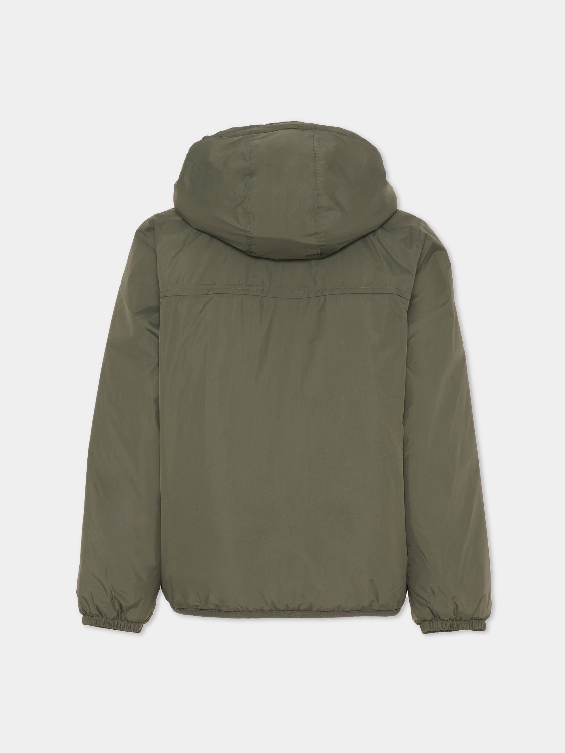 Giubbotto verde Claudine Orsetto per bambini con logo,K-way,K7142TW WMR