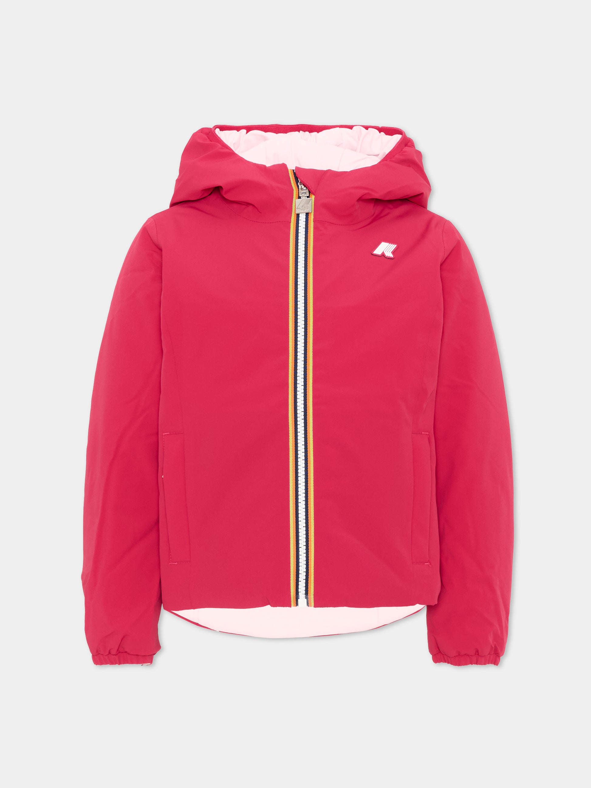 Piumino reversibile “Lily” per bambina,K-way,K71339W DAG
