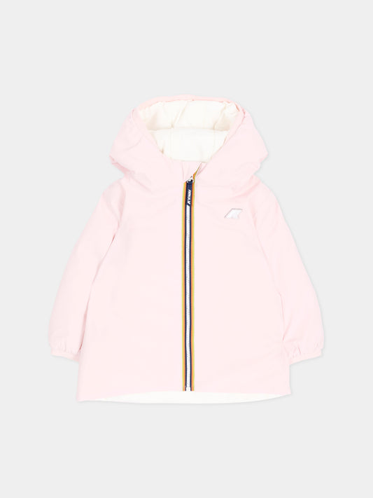 Piumino reversibile “Jack” per neonata,K-way,K71338W DCT