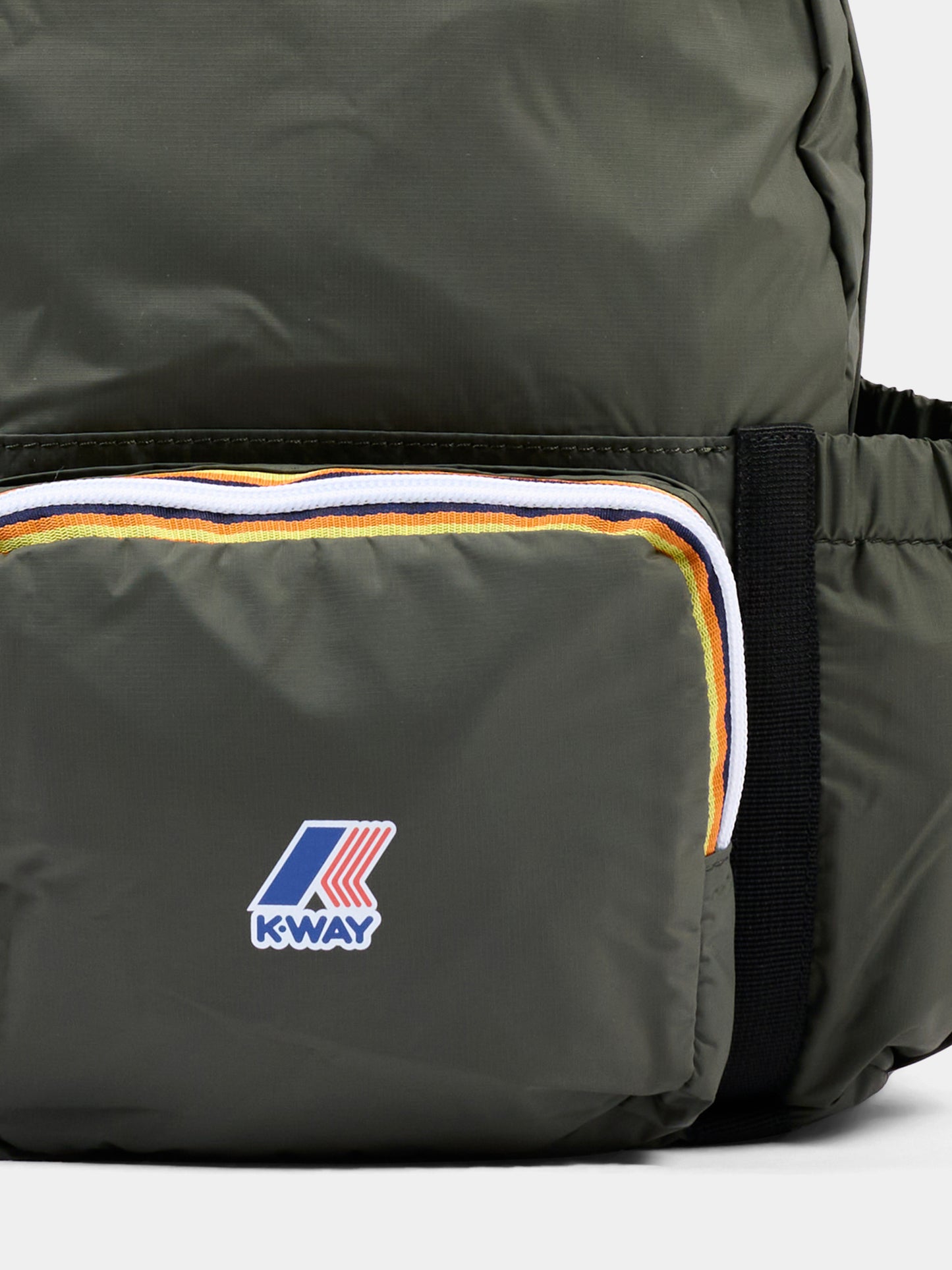 Zaino verde per bambini con logo,K-way,K81421W WMR