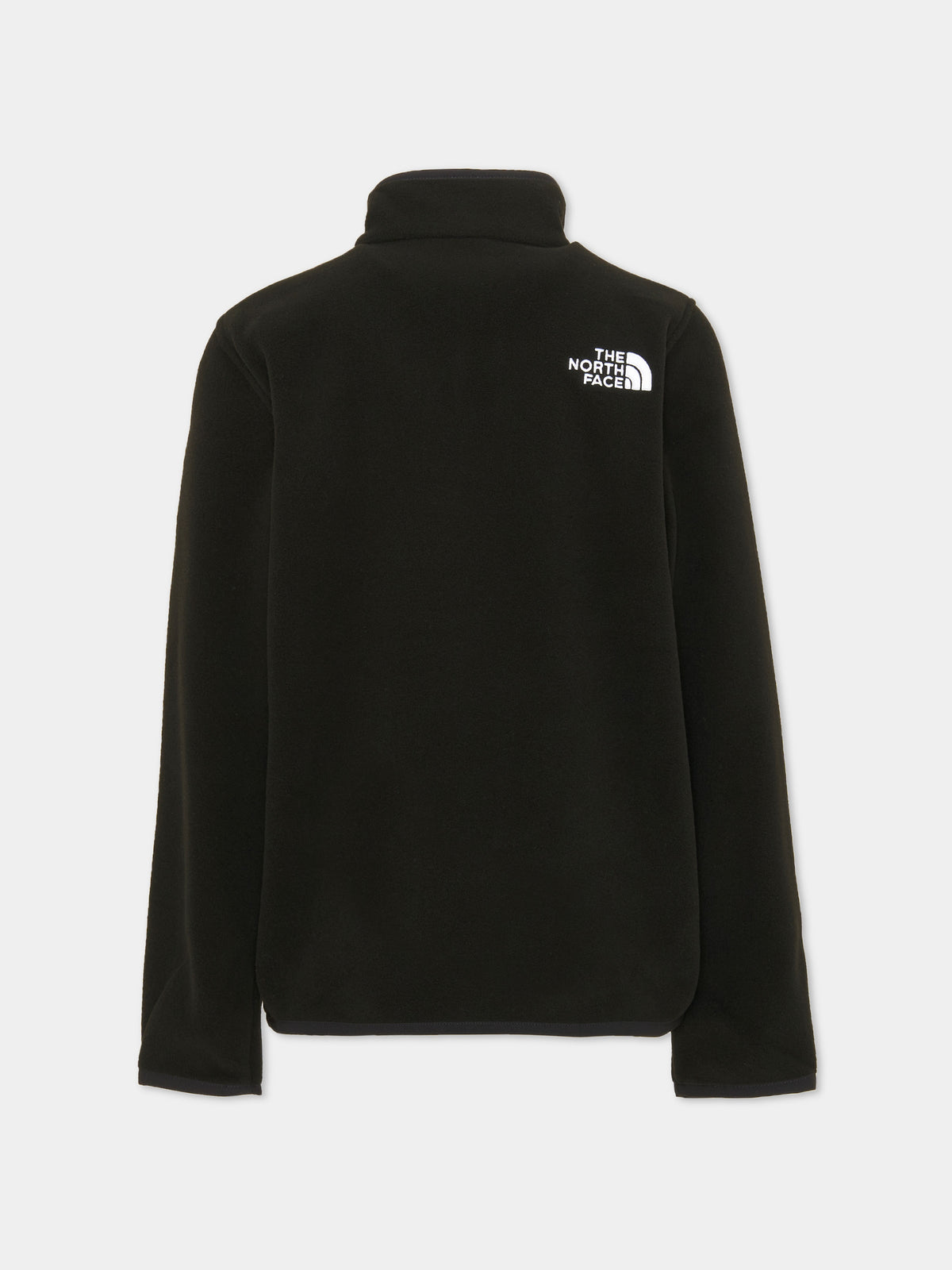 Felpa girocollo nera con mezza zip per bambino,The North Face Kids,NF0A8CVGJK31