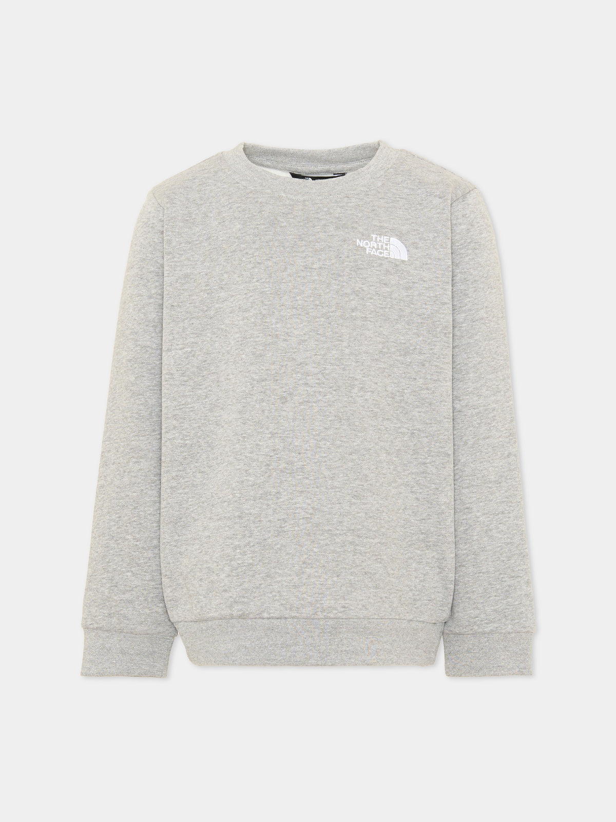 Felpa girocollo grigia con logo per bambini,The North Face Kids,NF0A8ESMCQO1