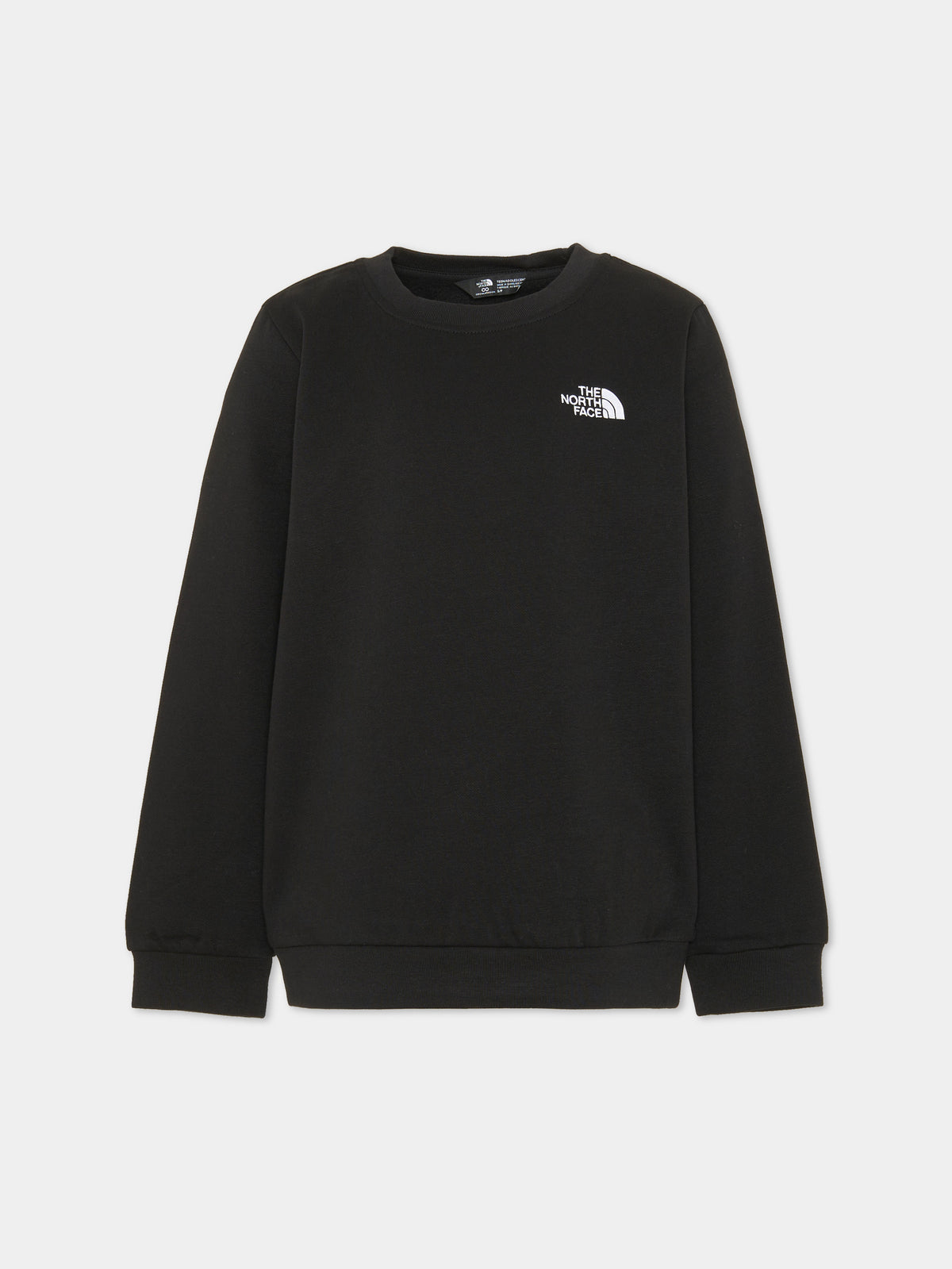 Felpa girocollo nera per bambini,The North Face Kids,NF0A8ESMJK31