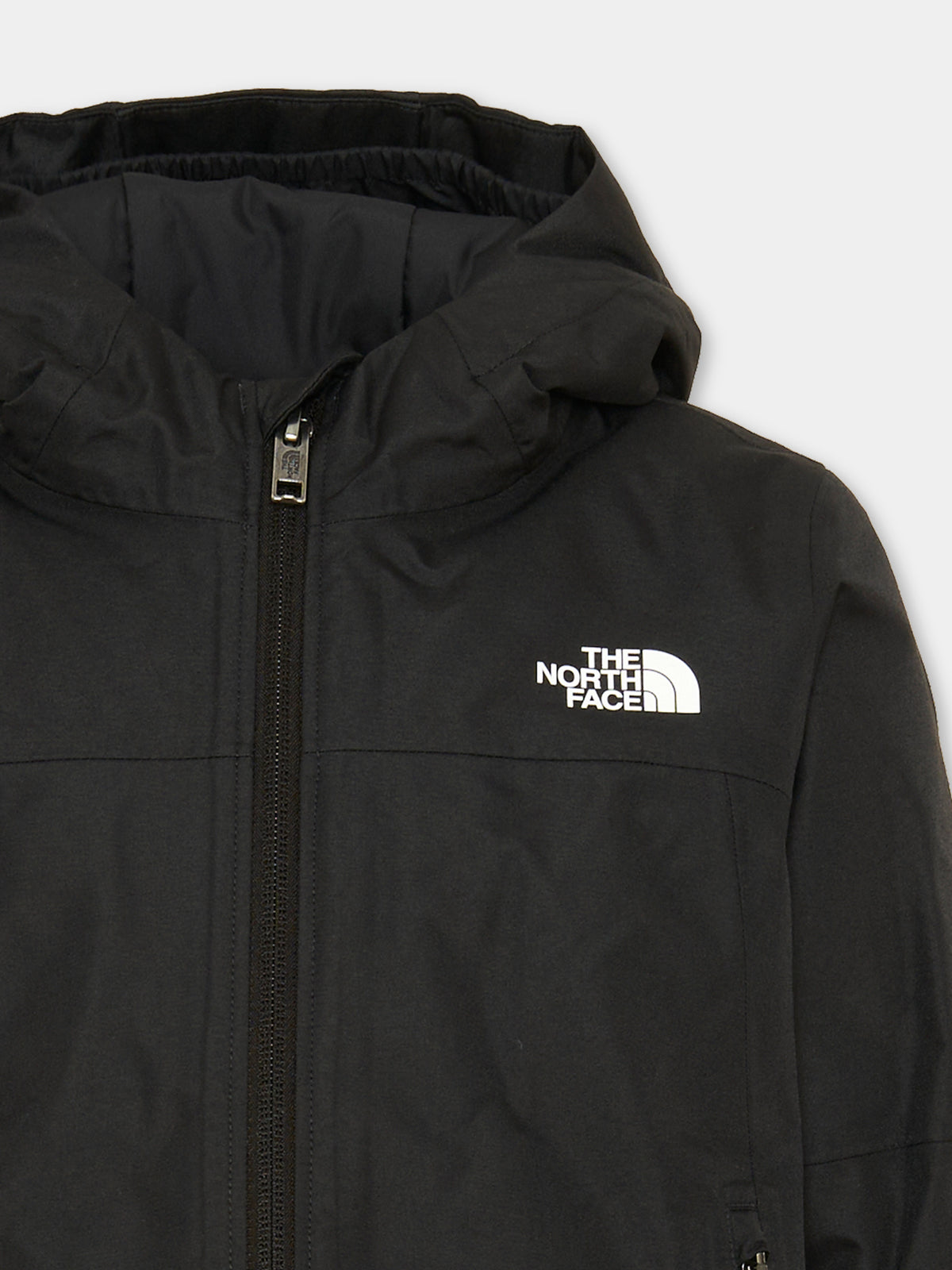 Piumino nero per bambino con cappuccio,The North Face Kids,NF0A8H4ZJK31