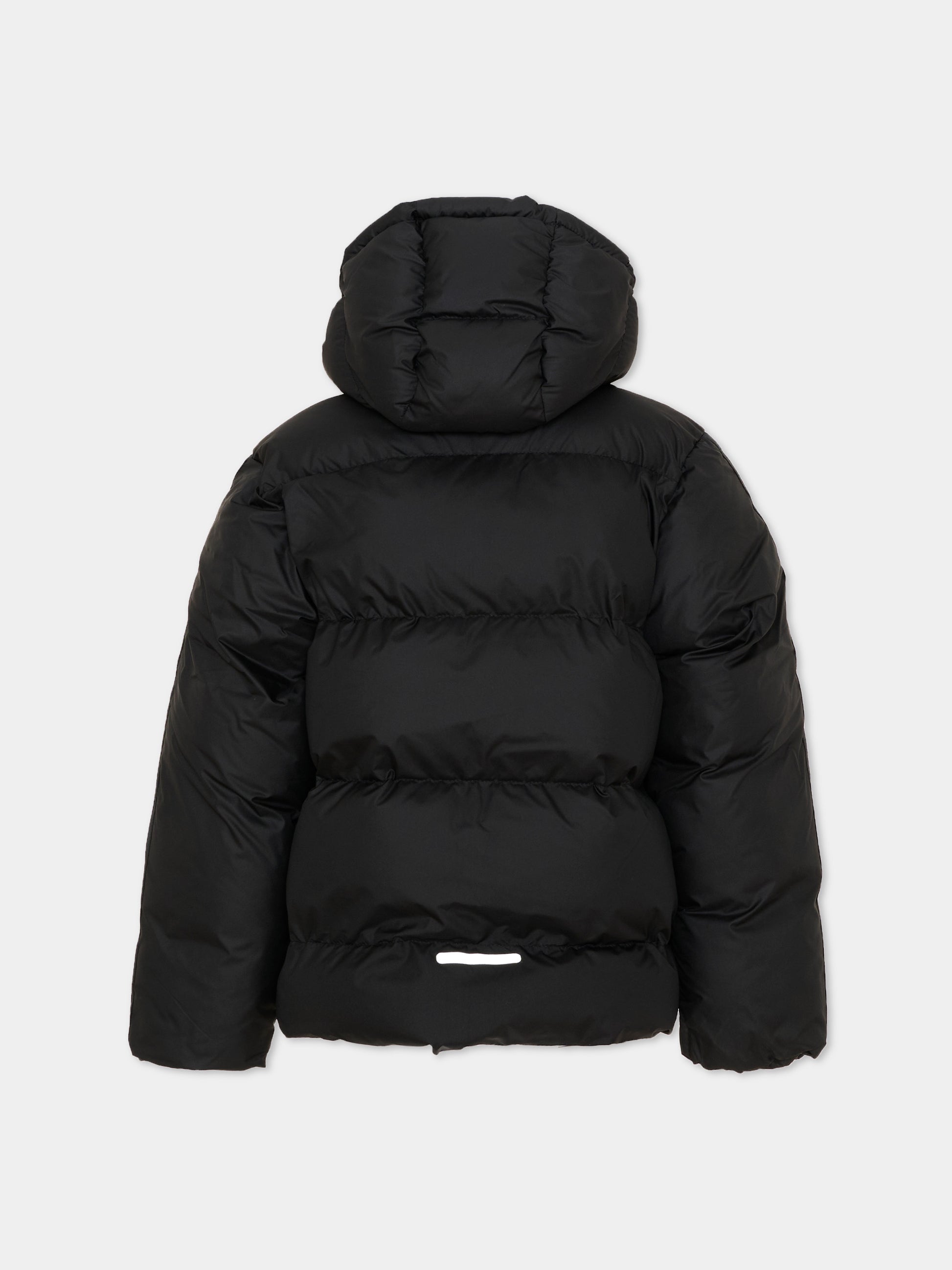 Piumino nero per bambini con cappuccio,Adidas,KH0197