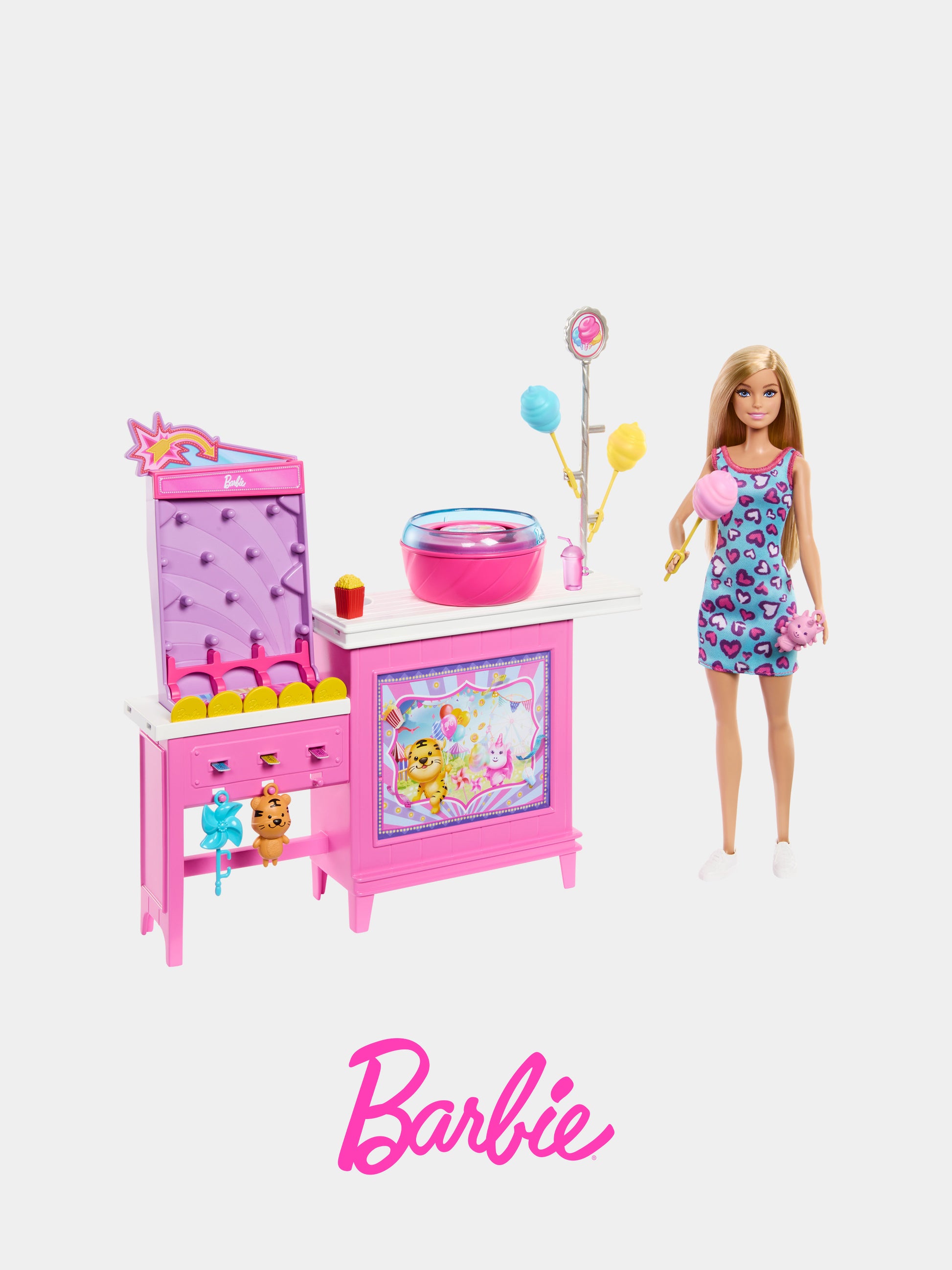 Barbie Zucchero Filato Playset per bambina,Barbie,JFV67
