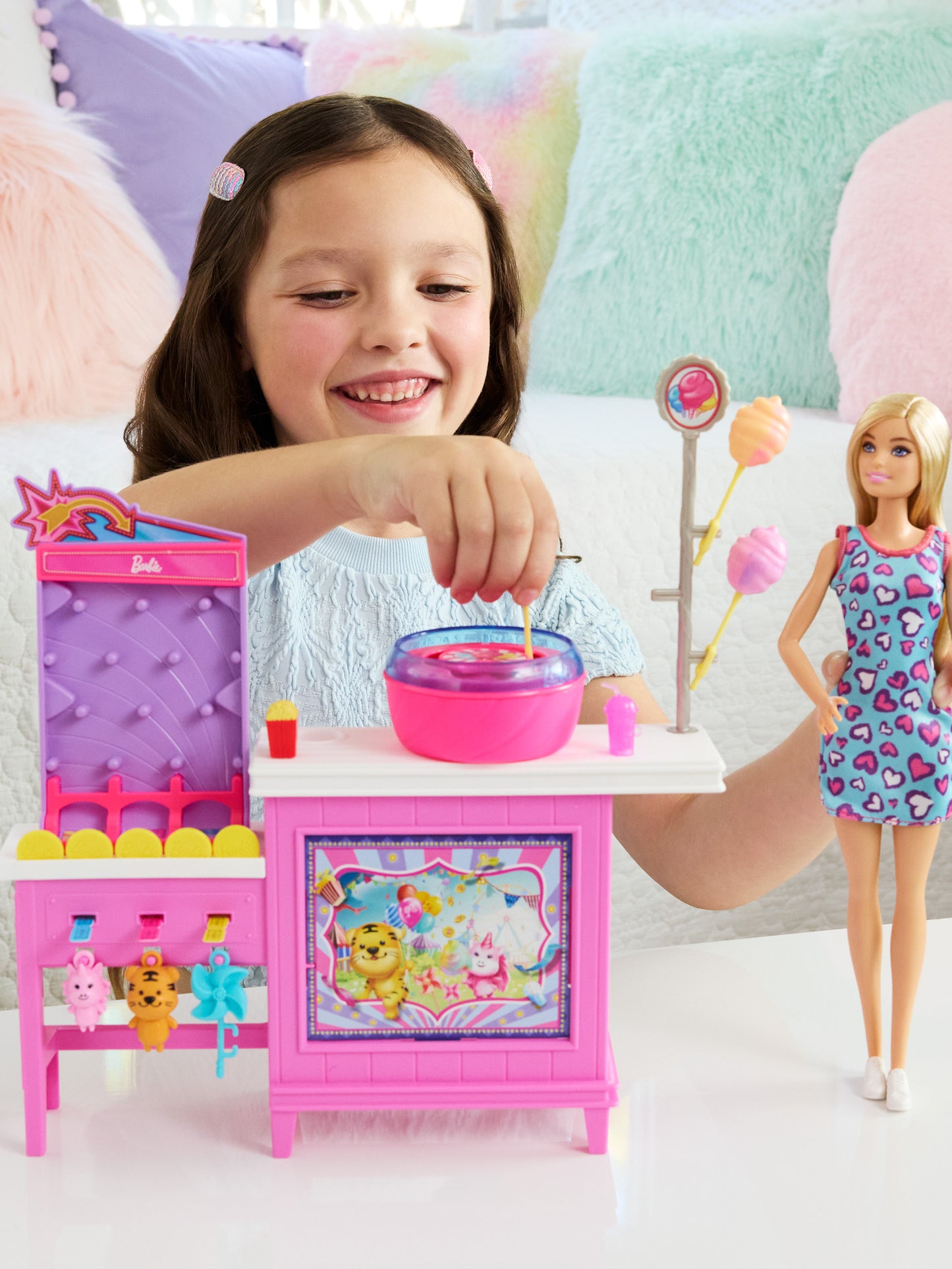 Barbie Zucchero Filato Playset per bambina,Barbie,JFV67