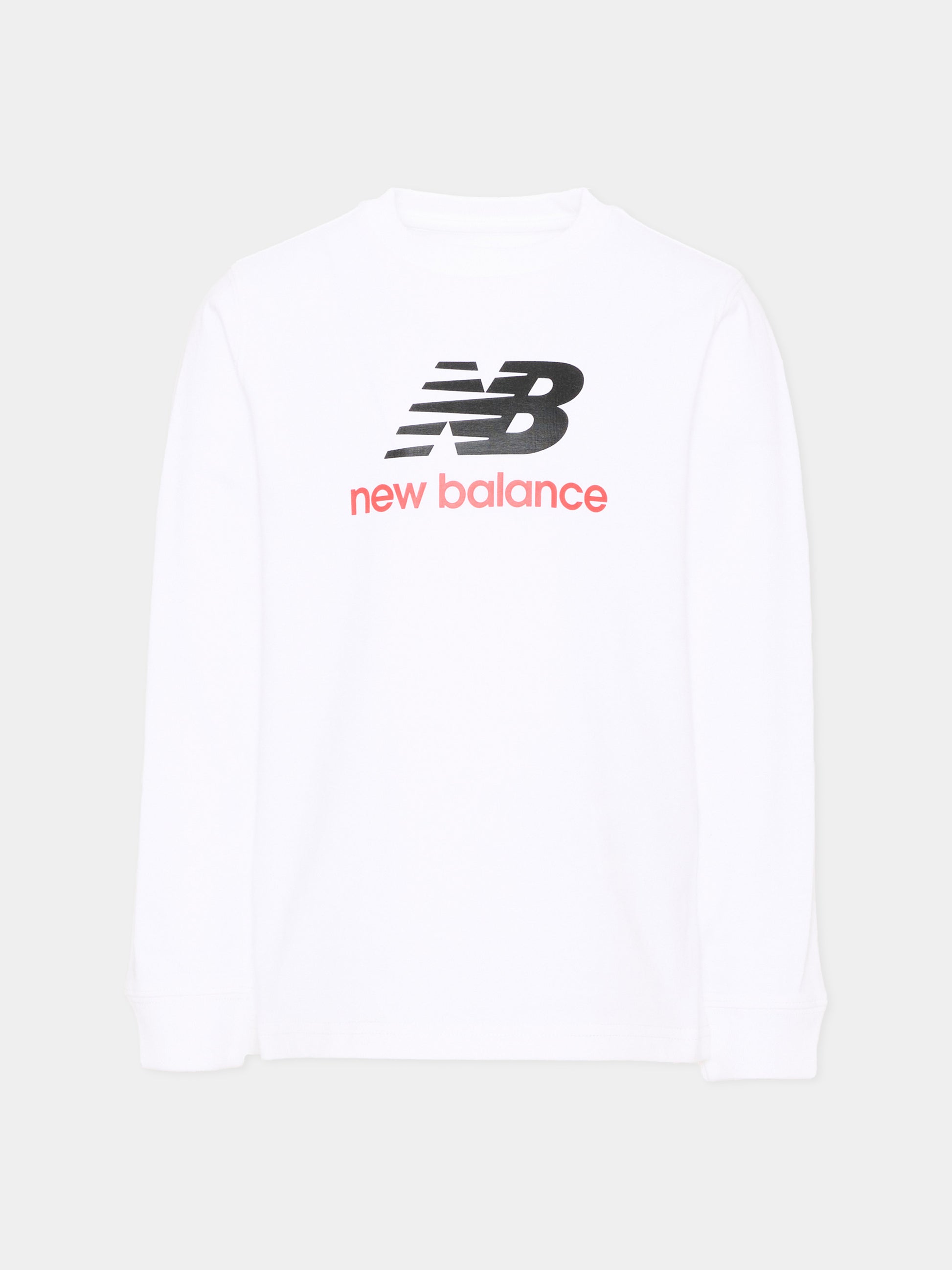 T-shirt bianca per bambino con logo,New Balance,LAKB0254 BWE