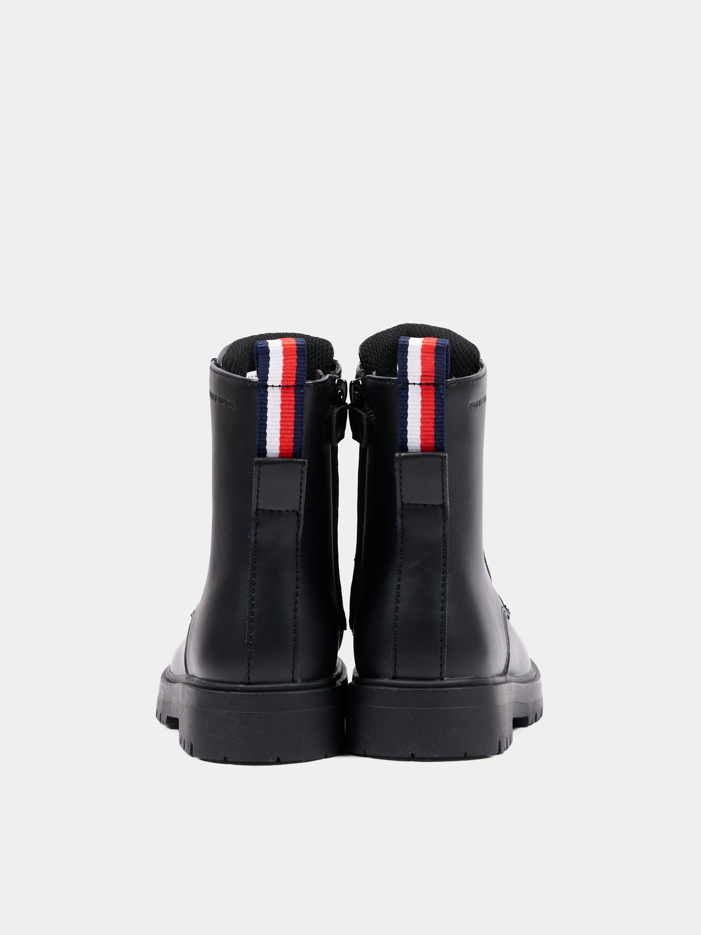 Anfibi nero per bambina con logo,Tommy Hilfiger Junior,T3A5 35157 1355999
