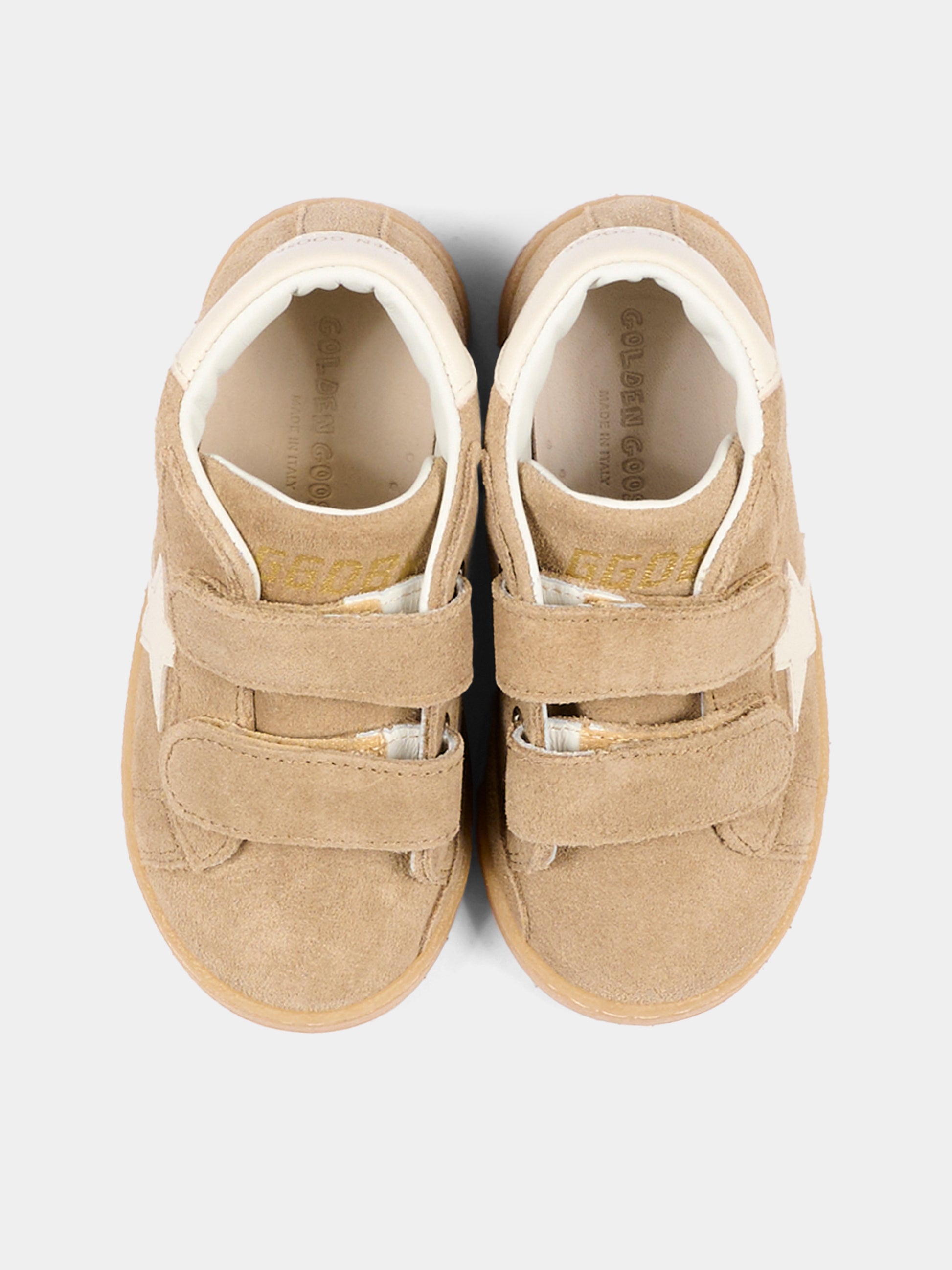 Sneakers marroni June per bambini,Golden Goose,GJF00386 F008634 55502