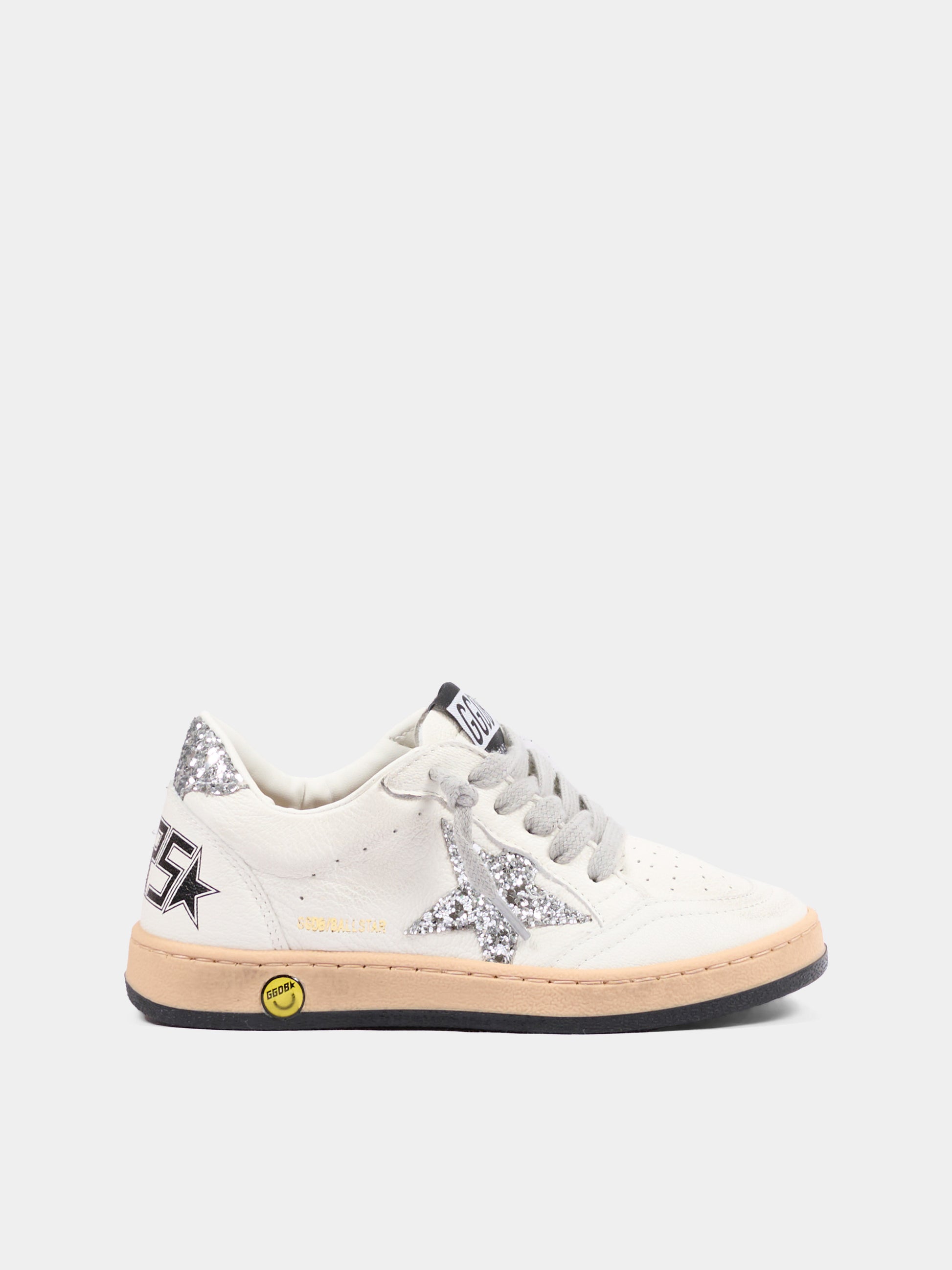 Sneakers bianche Ball Star New per bambina,Golden Goose,GJF00439 F004826 80185