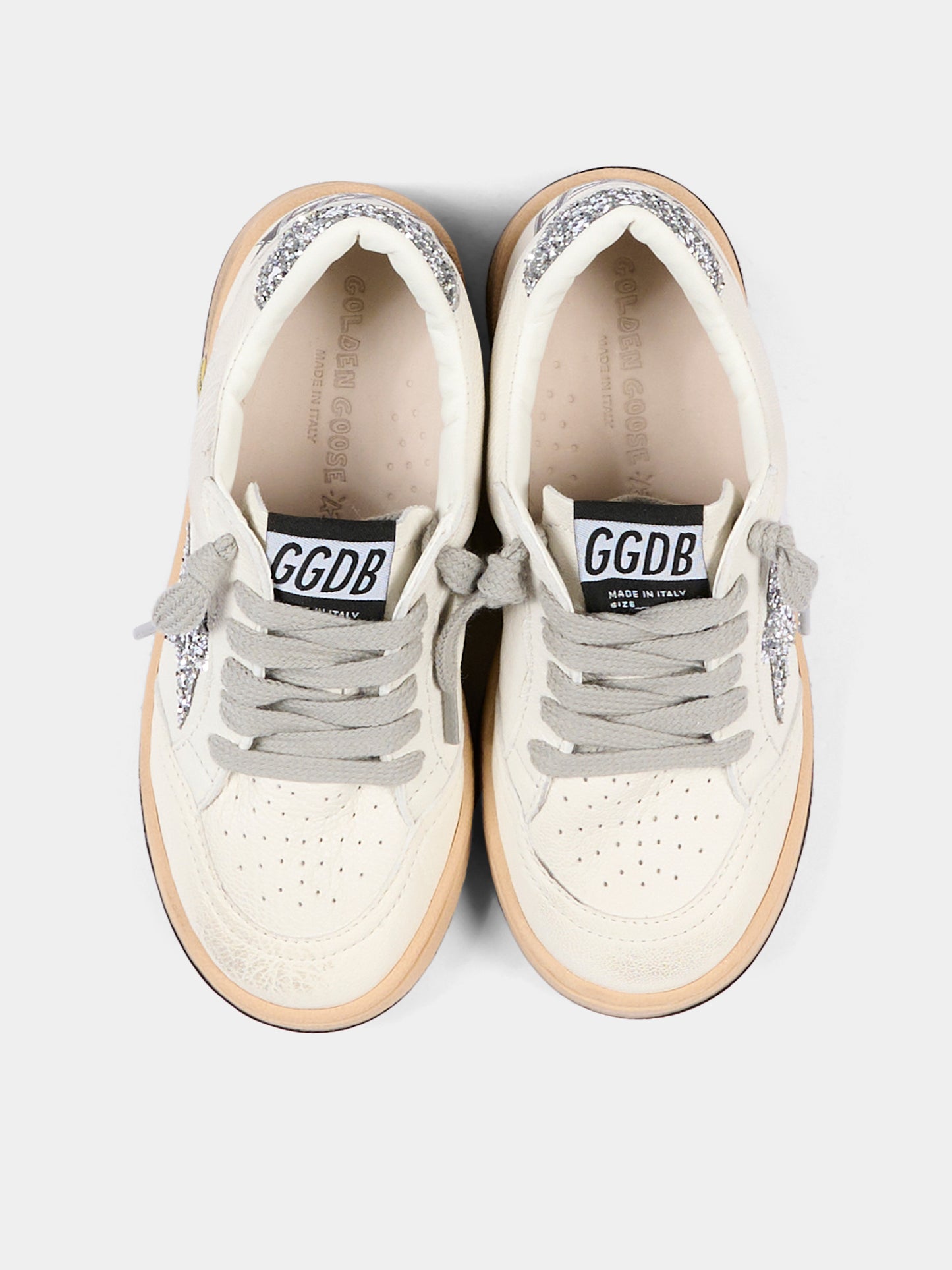 Sneakers azzurre Ball Star New per bambino,Golden Goose,GJF00439 F004826 80185