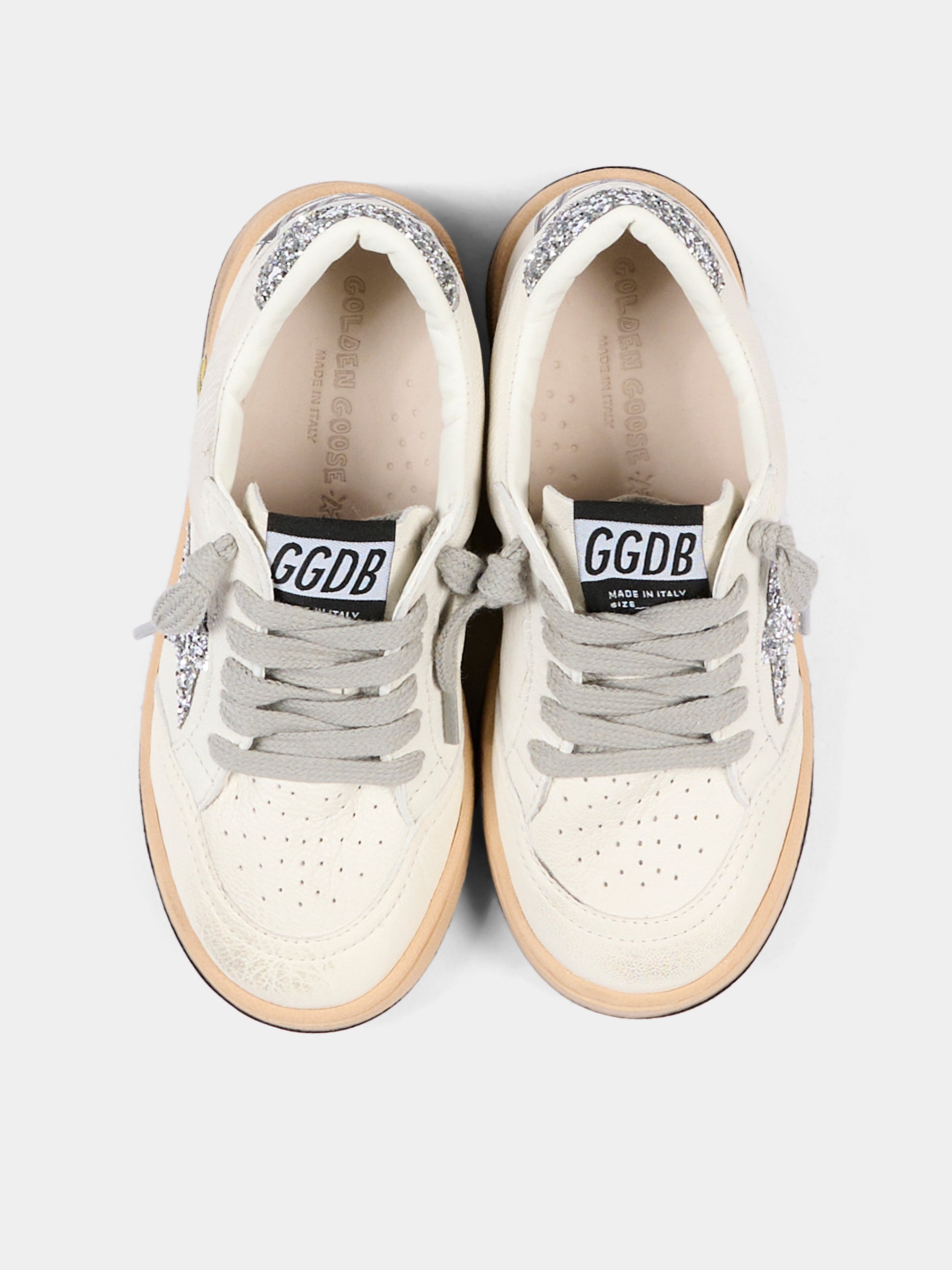 Sneakers azzurre Ball Star New per bambino,Golden Goose,GJF00439 F004826 80185
