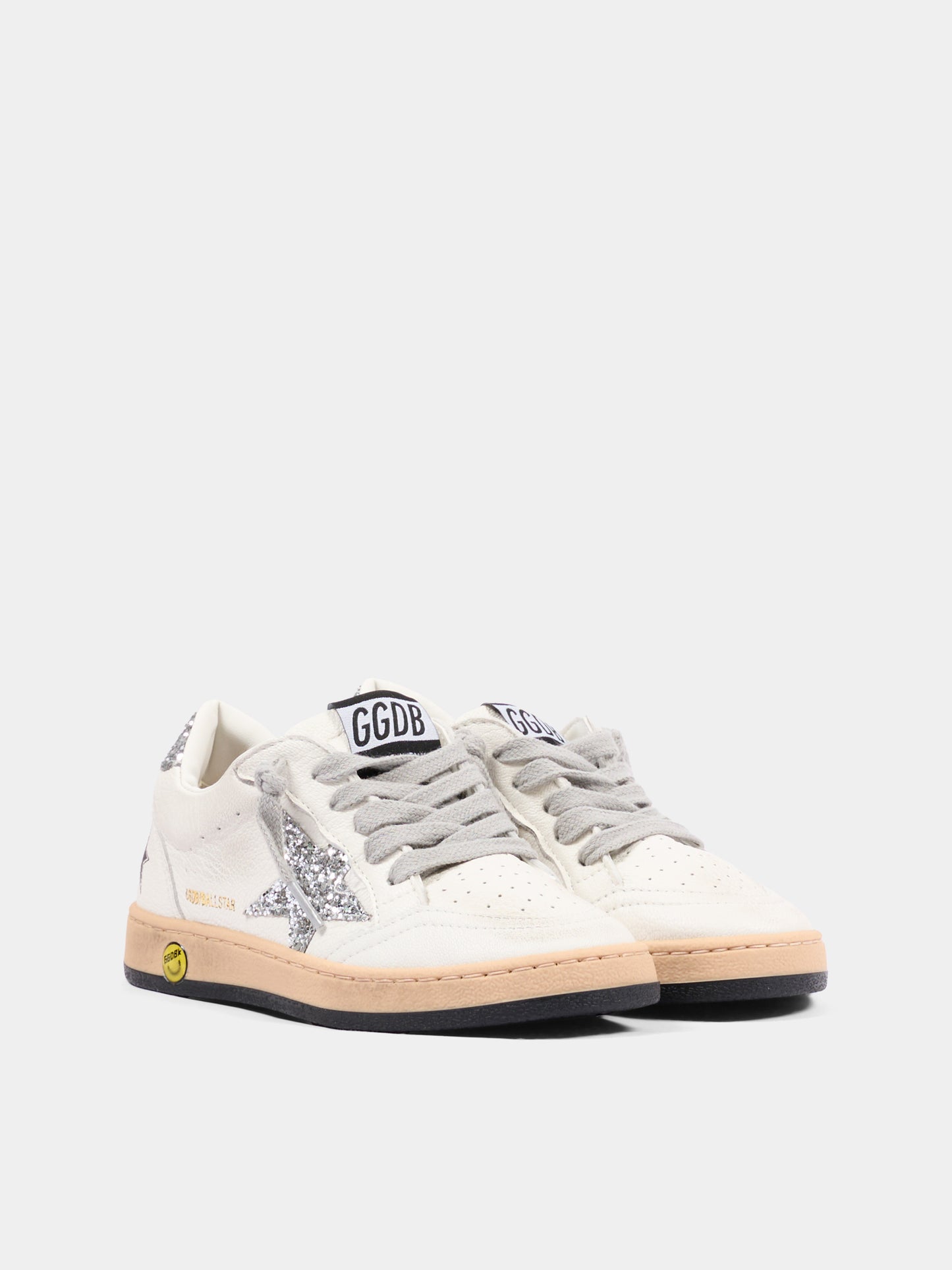 Sneakers bianche Ball Star New per bambina,Golden Goose,GJF00439 F004826 80185