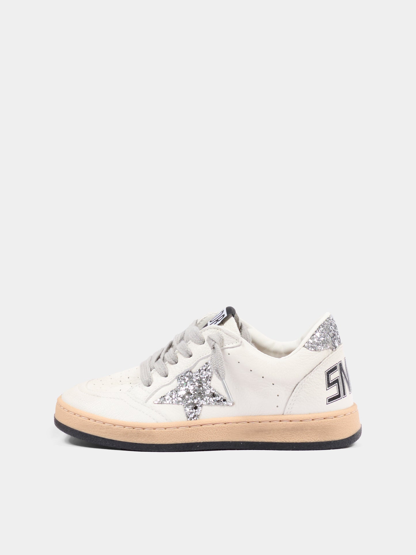 Sneakers bianche Ball Star New per bambina,Golden Goose,GJF00439 F004826 80185