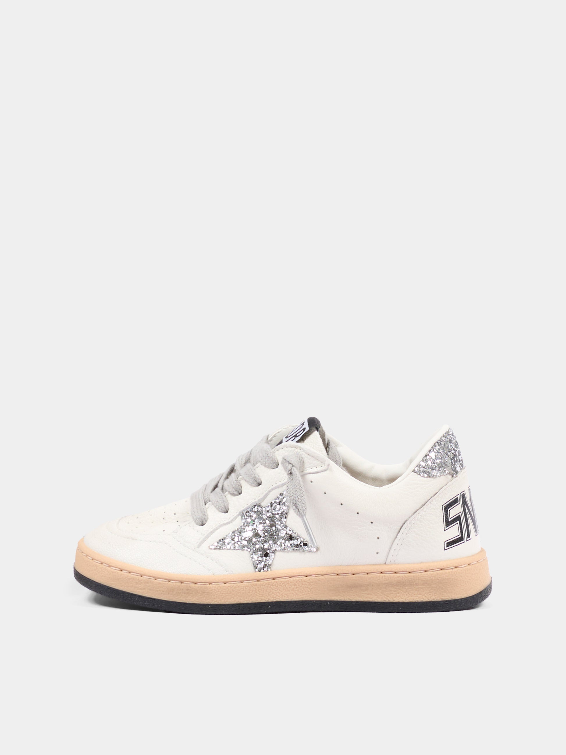 Sneakers bianche Ball Star New per bambina,Golden Goose,GJF00439 F004826 80185