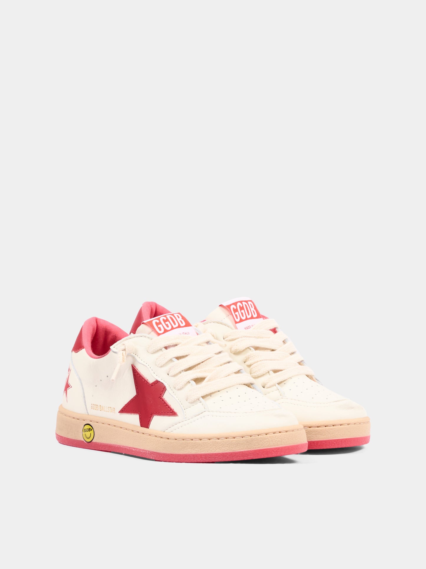 Sneakers bianche Ball Star New per bambino,Golden Goose,GJF00439 F004247 10350