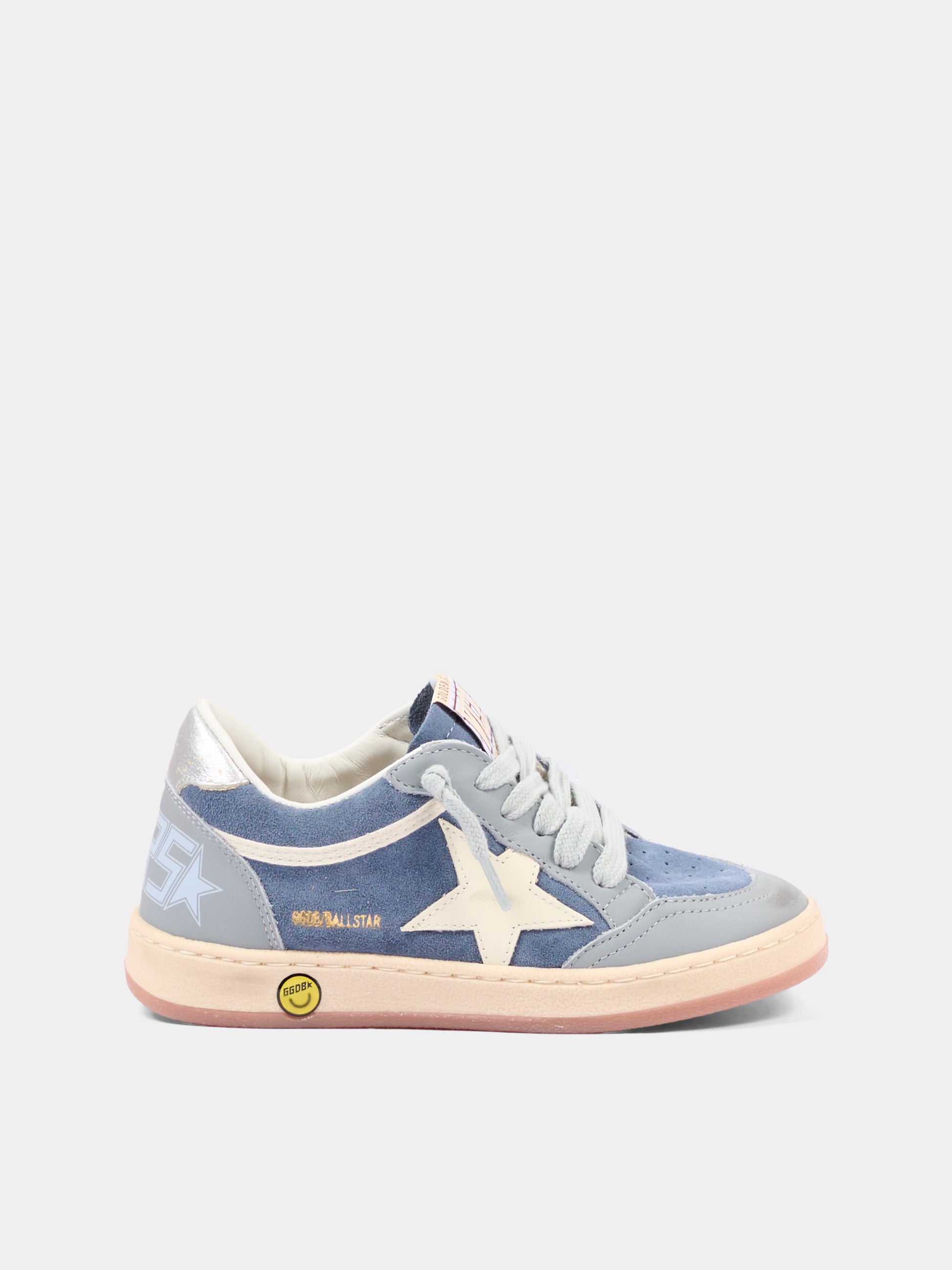 Sneakers denim Ball Star New per bambini,Golden Goose,GJF00439 F008648 80727