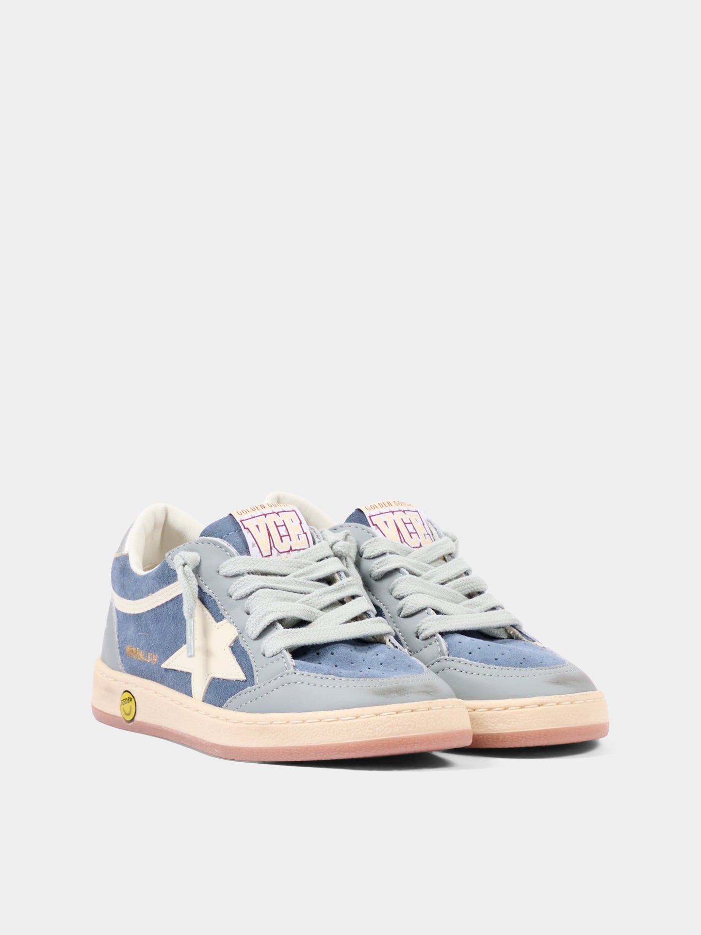 Sneakers denim Ball Star New per bambini,Golden Goose,GJF00439 F008648 80727