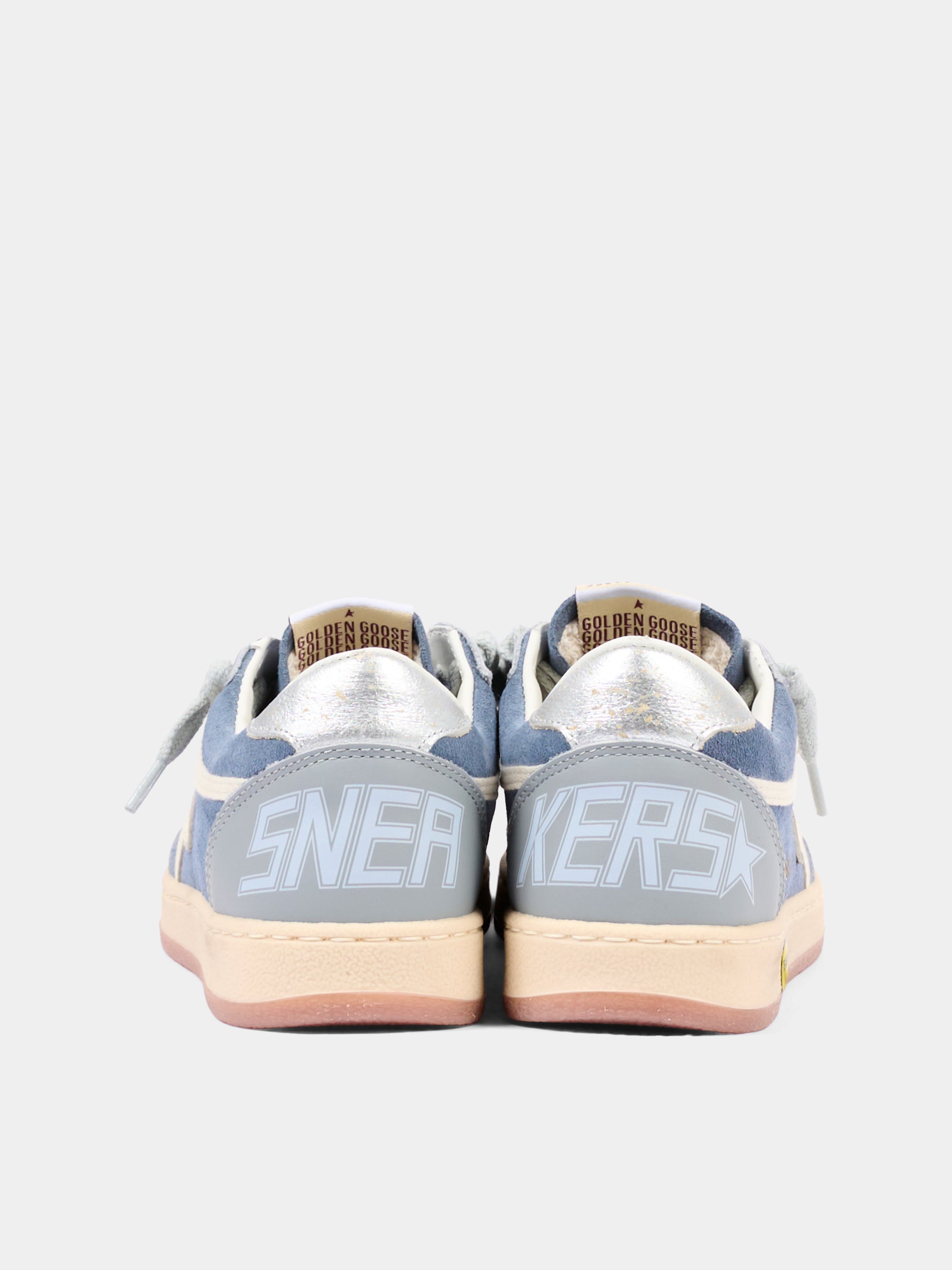 Sneakers denim Ball Star New per bambini,Golden Goose,GJF00439 F008648 80727