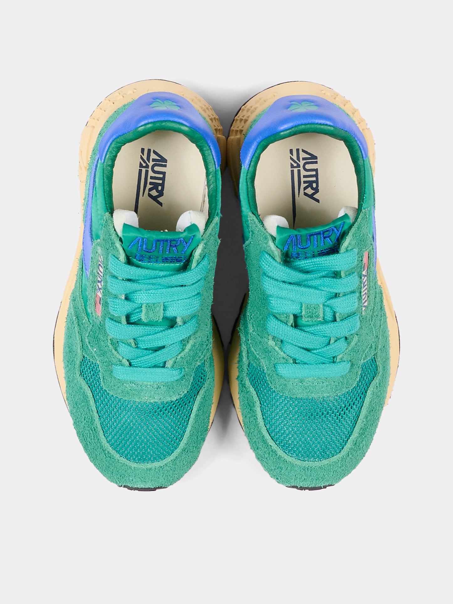 Sneakers verdi per bambino con logo,Autry,KWLK UT55