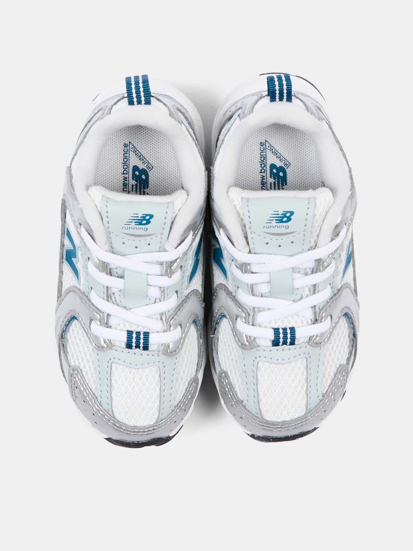 Sneakers argento 530 con logo per bambini,New Balance,I5308K1