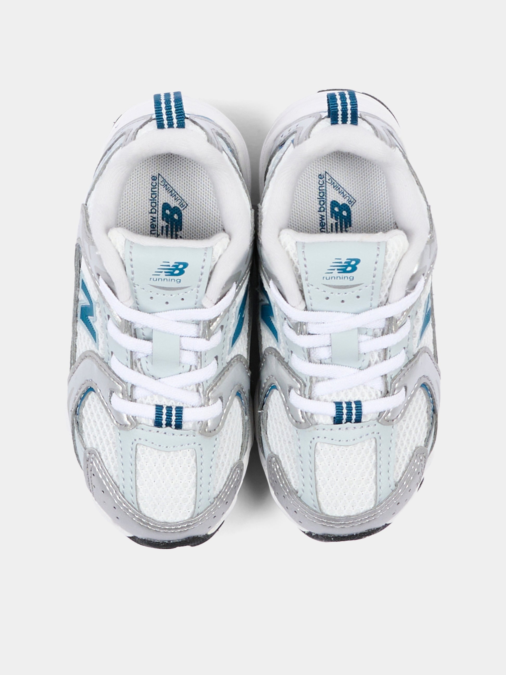 Sneakers argento 530 con logo per bambini,New Balance,I5308K1