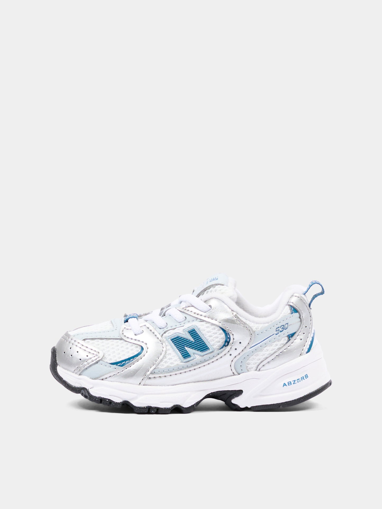 Sneakers argento 530 con logo per bambini,New Balance,I5308K1