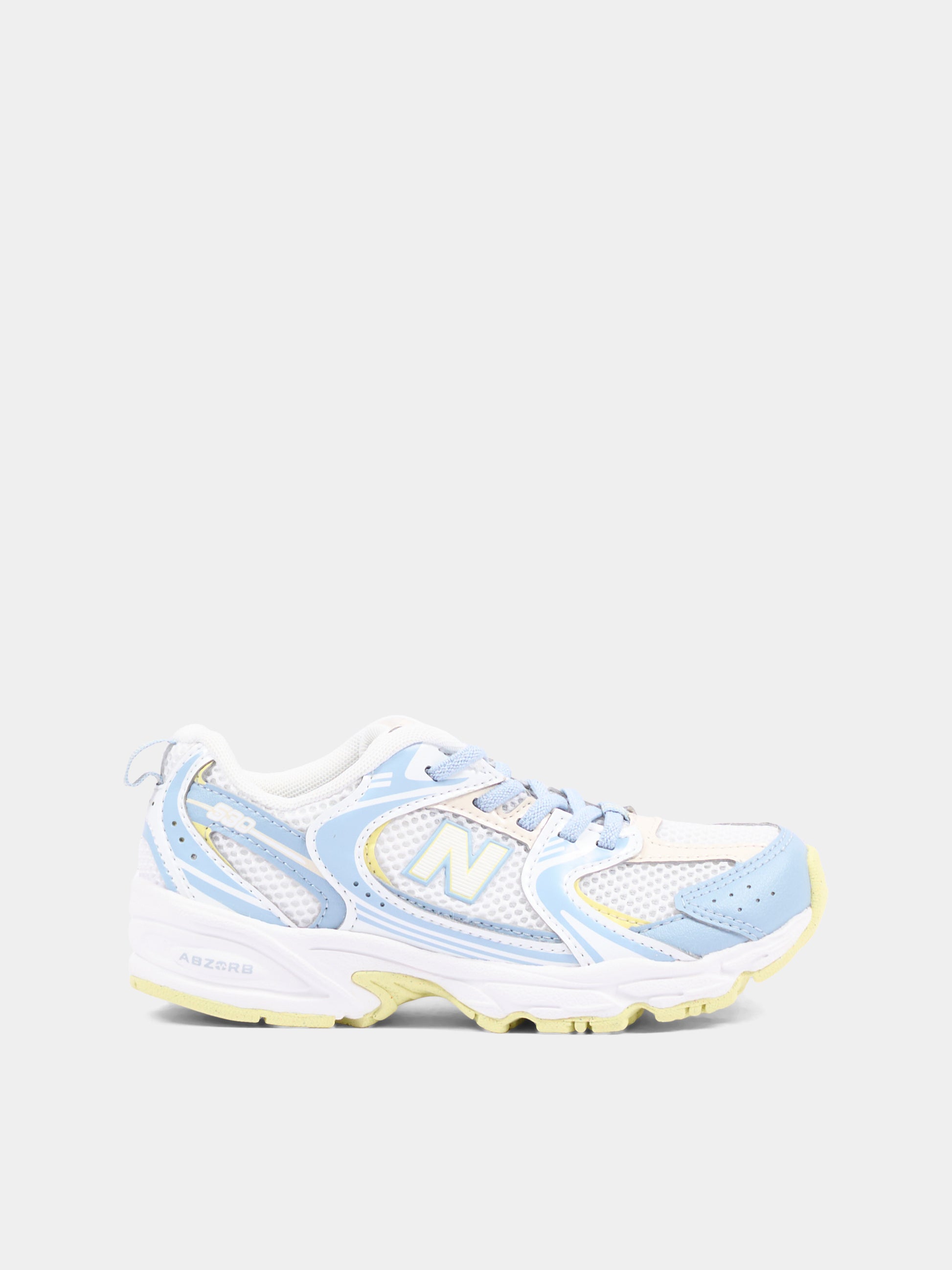 Sneakers bianche 530 per bambino,New Balance,P5303W7