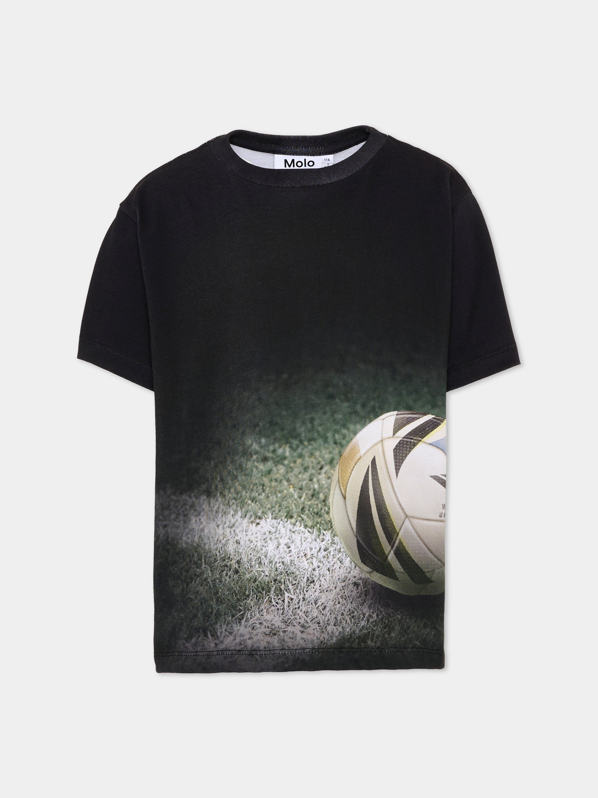 T-shirt nera Riley per bambino,Molo,1W26A203 9943