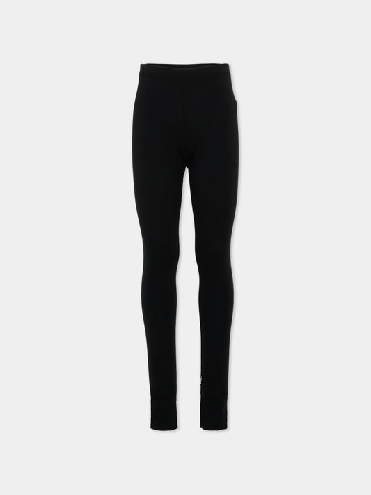 Leggings neri per bambina,Molo,2NOSF203 0099