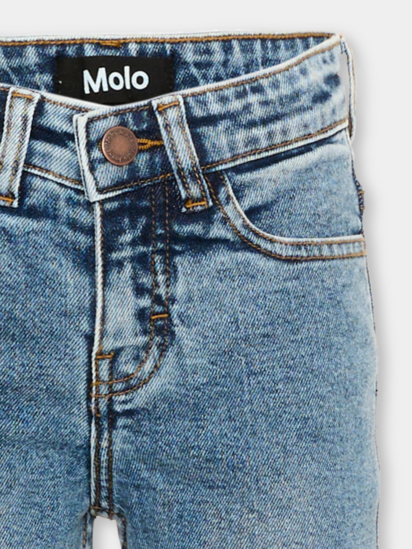 Jeans denim Asta per bambina,Molo,2NOSI102 1106