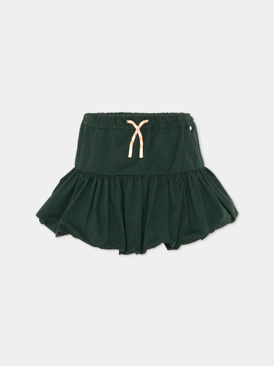 Gonna verde Britta per bambina,Molo,2W26D106 5721