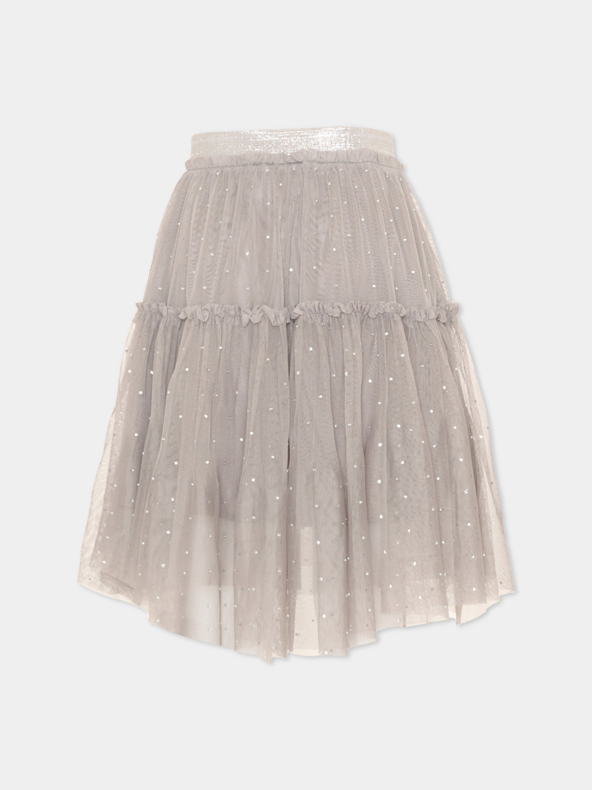 Gonna grigia Bille per bambina,Molo,2W26D113 2949