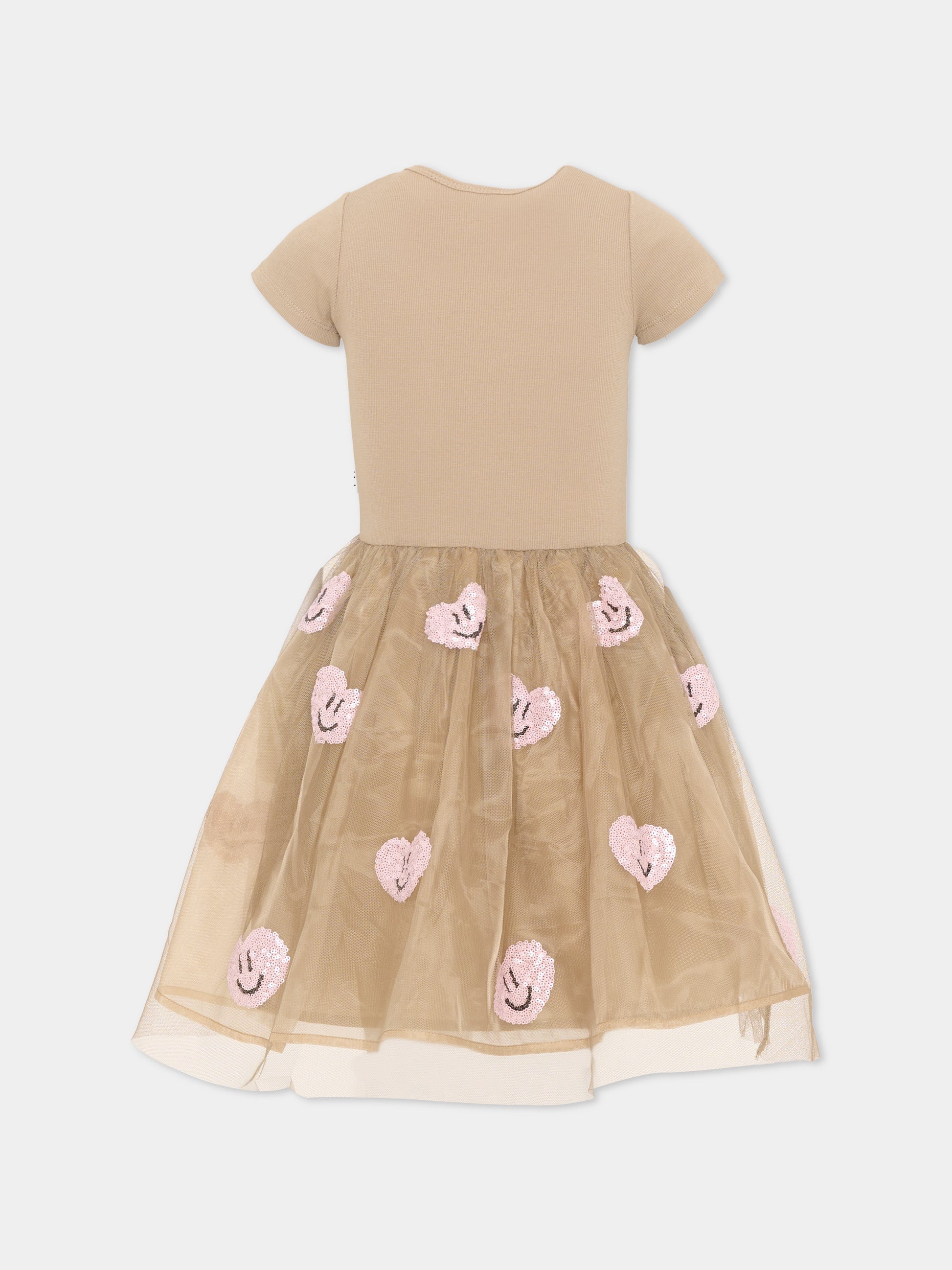 Vestito beige Cyrusila per bambina,Molo,2W26E101 5732