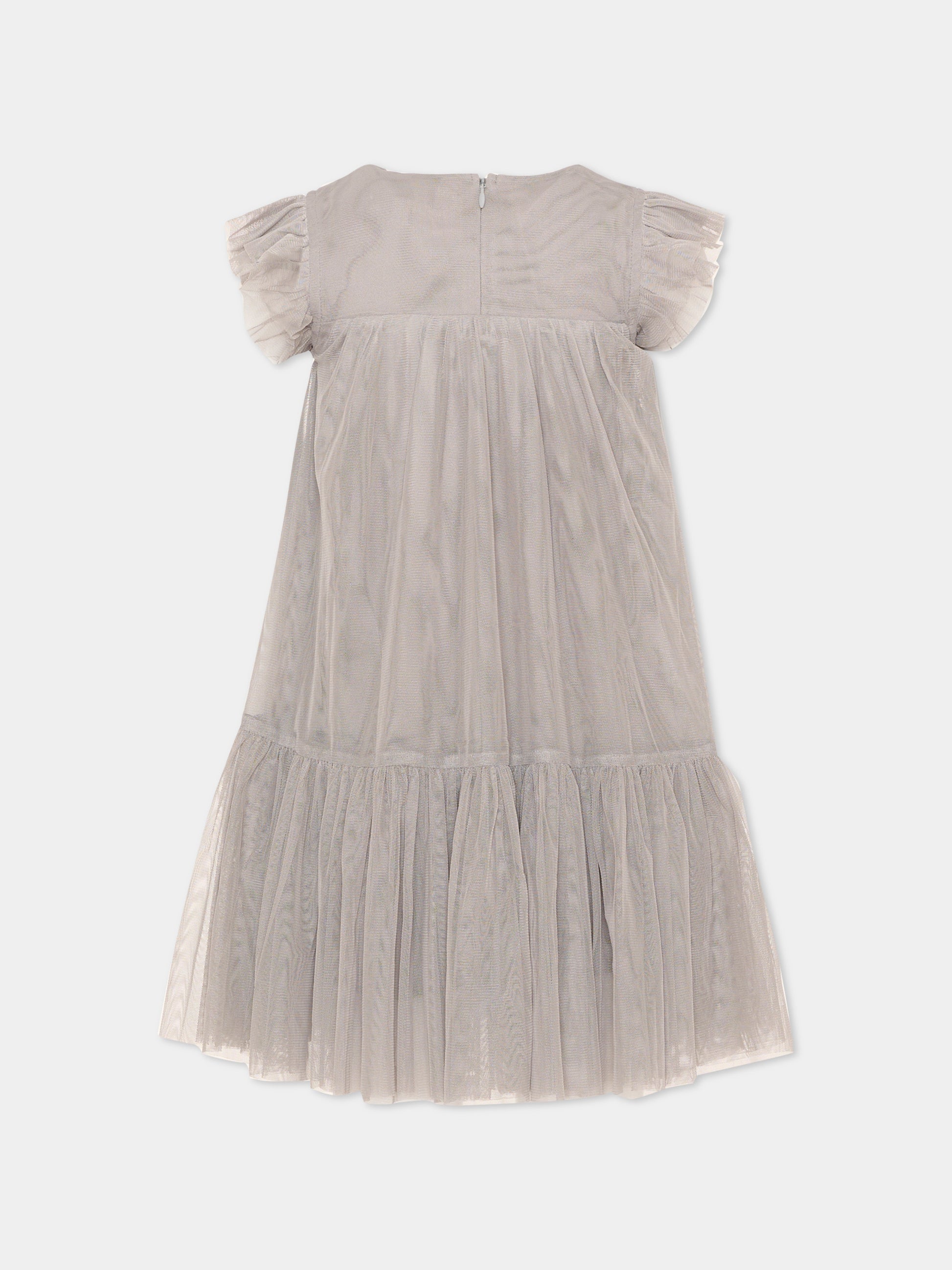 Abito elegante grigio Cixi per bambina,Molo,2W26E102 2949