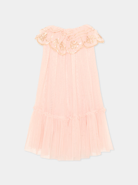 Abito elegante rosa Coline  per bambina,Molo,2W26E103 8058
