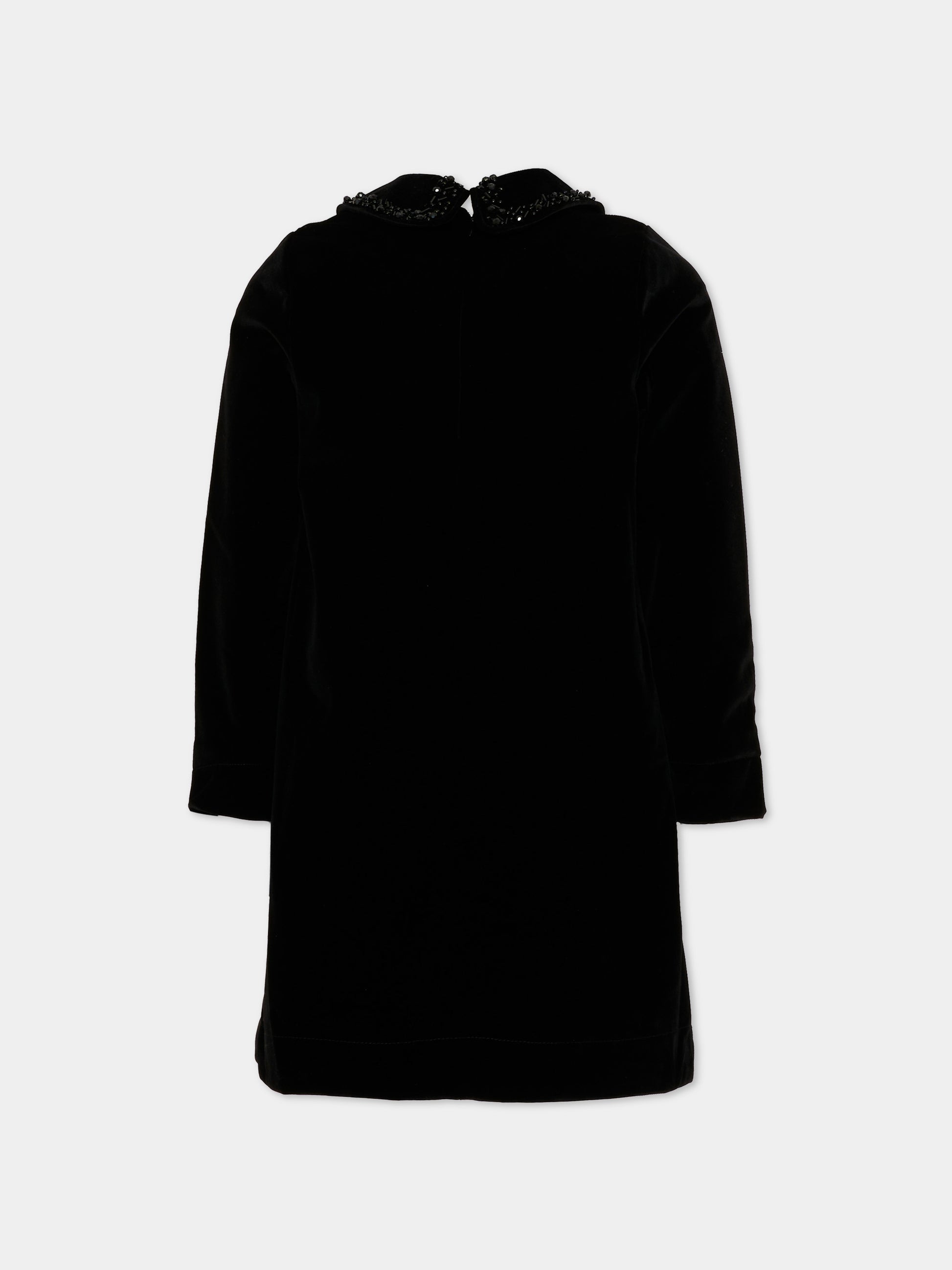 Abito elegante nero Carli per bambina,Molo,2W26E206 0099