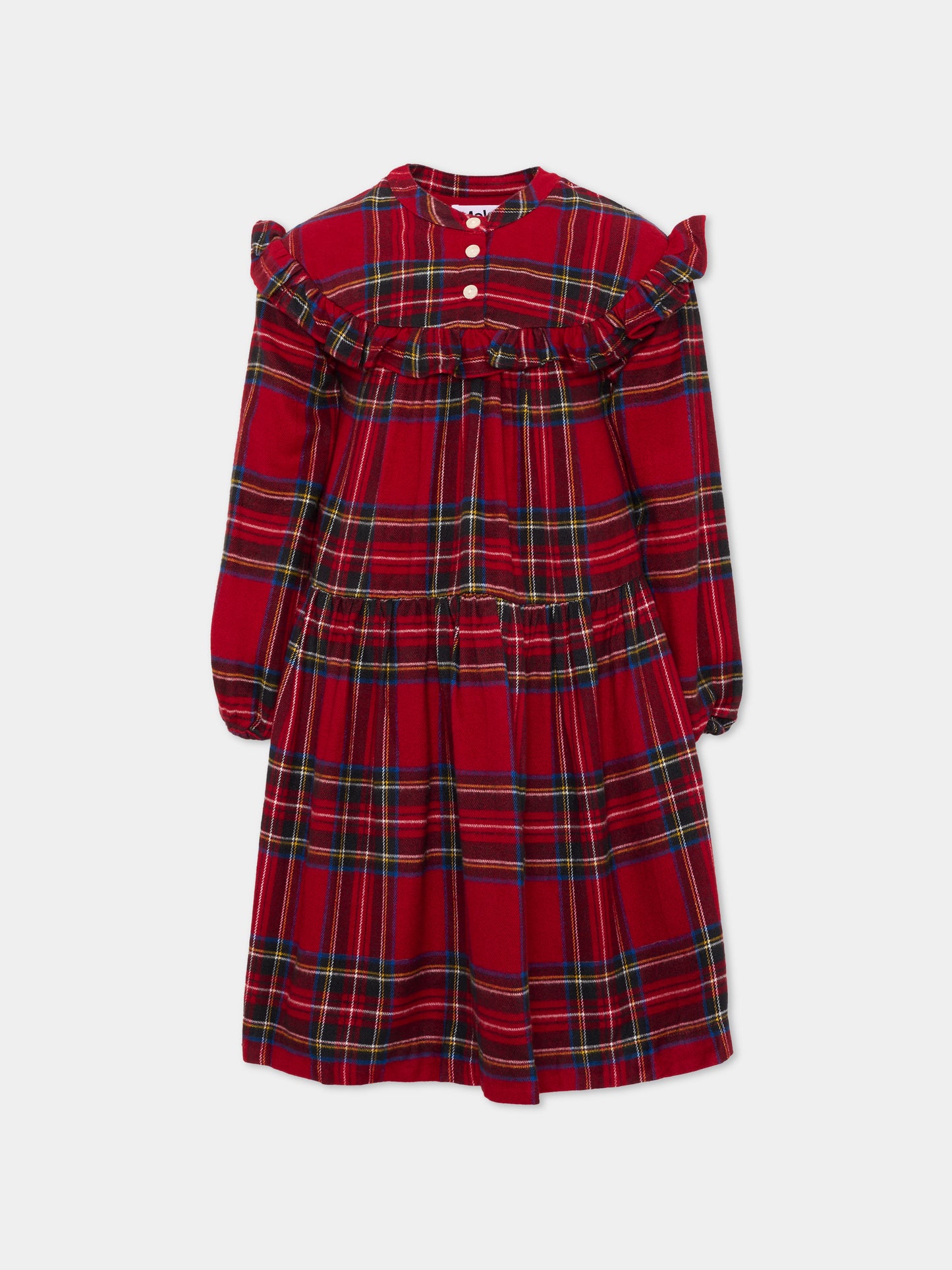 Vestito a manica lunga rosso Cibbe per bambina,Molo,2W26E228 5778