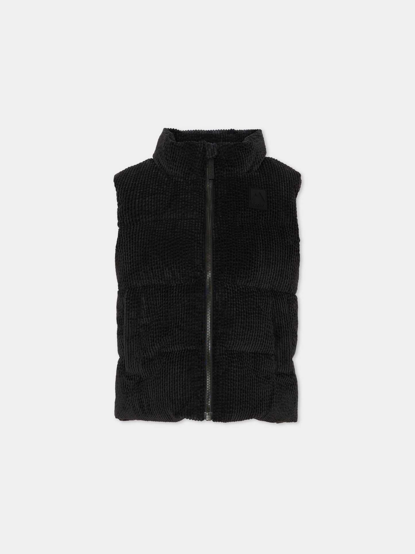 Gilet nero Heike per bambini con zip,Molo,5W26M201 0099