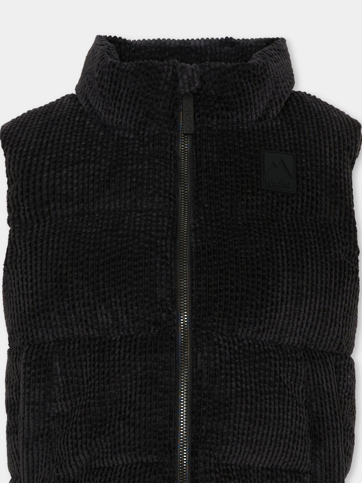 Gilet nero Heike per bambini con zip,Molo,5W26M201 0099