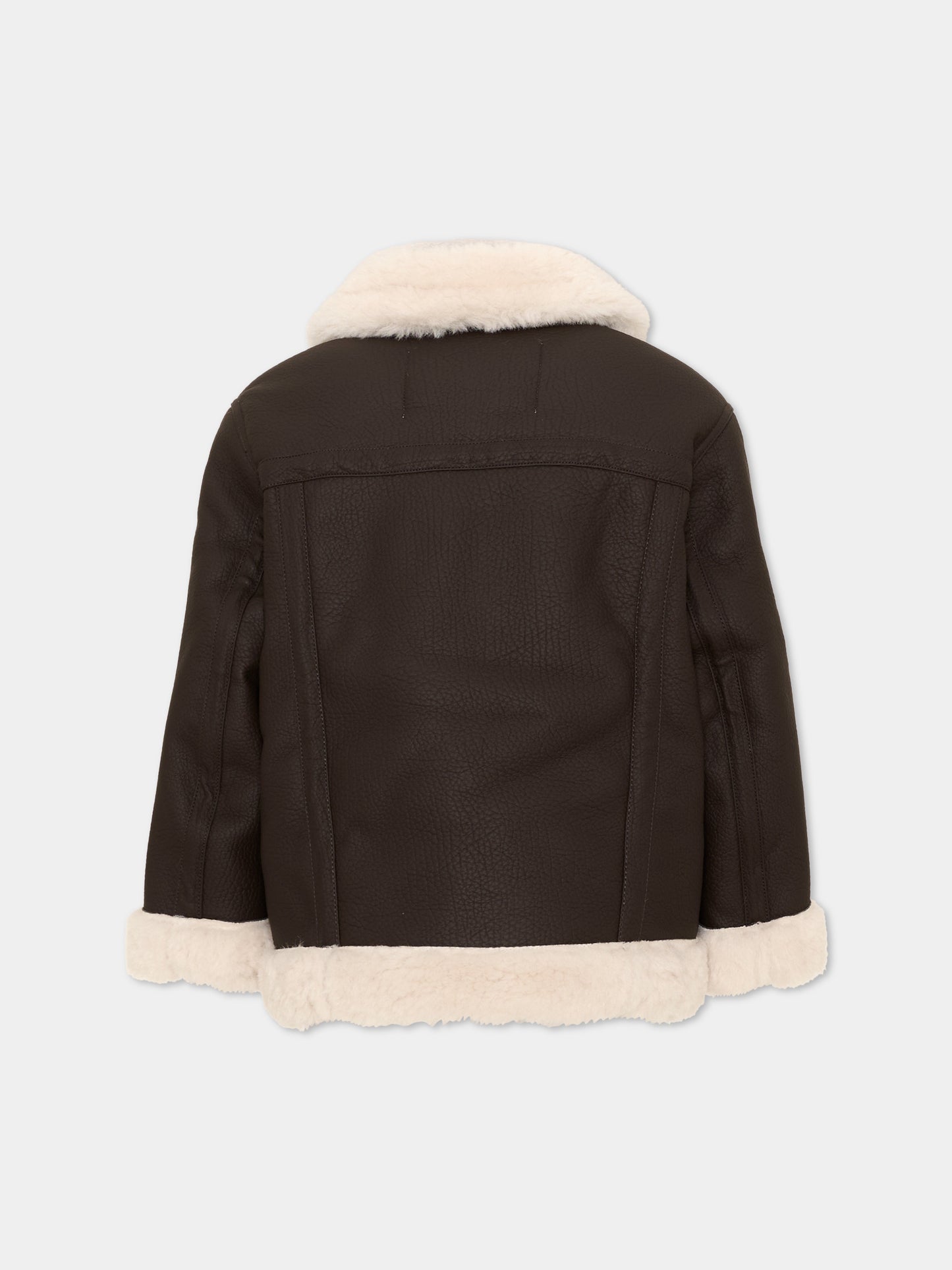 Ecopelliccia marrone Hadley per bambina,Molo,5W26M305 5993