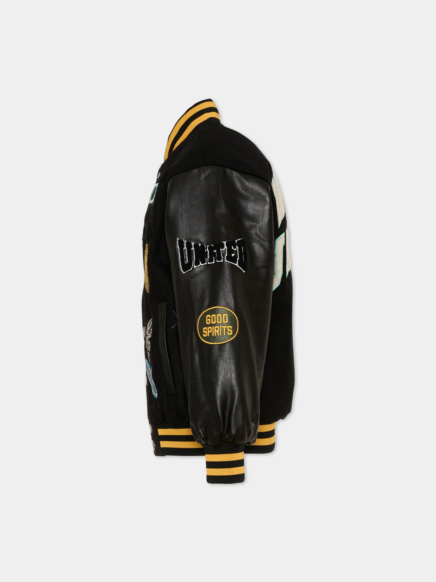 Bomber nero Hani per bambino,Molo,5W26M336 0099