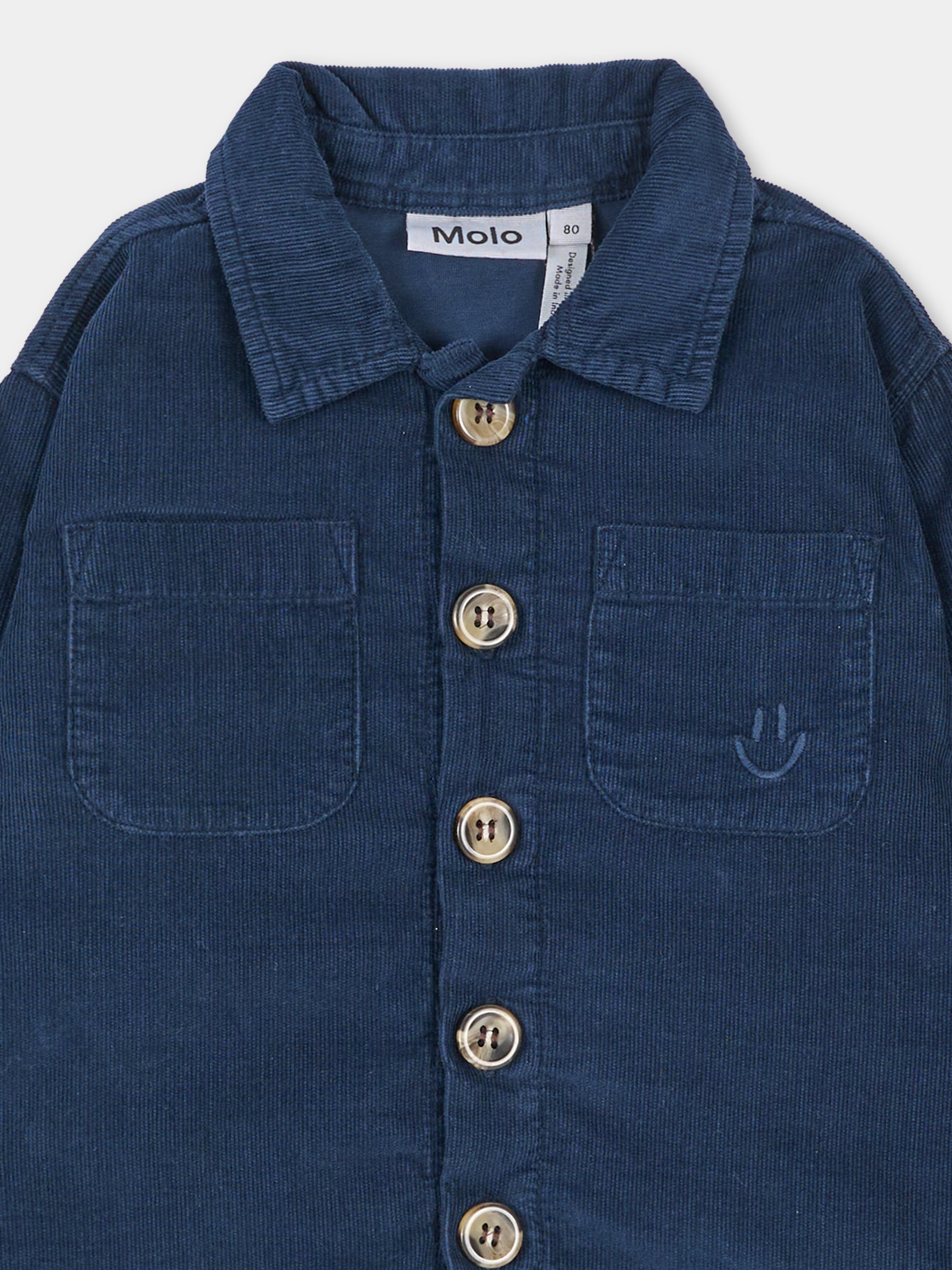 Camicia a manica lunga blu Honors per neonato,Molo,5W26M337 2257