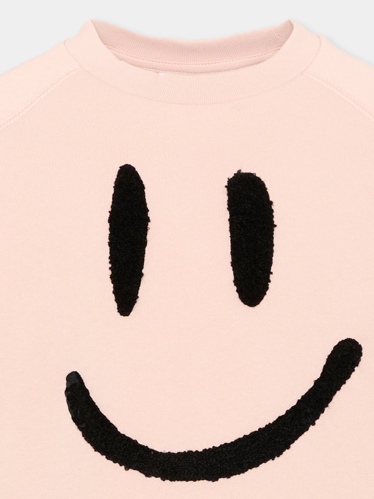 Felpa rosa  Mike  per bambina smile,Molo,6W26J201 8058