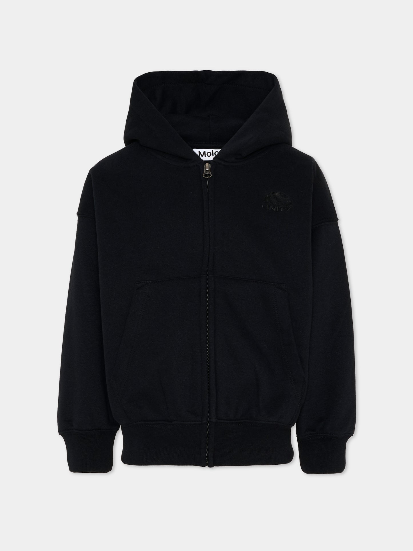 Felpa nera Marley per bambini,Molo,6W26J301 0099