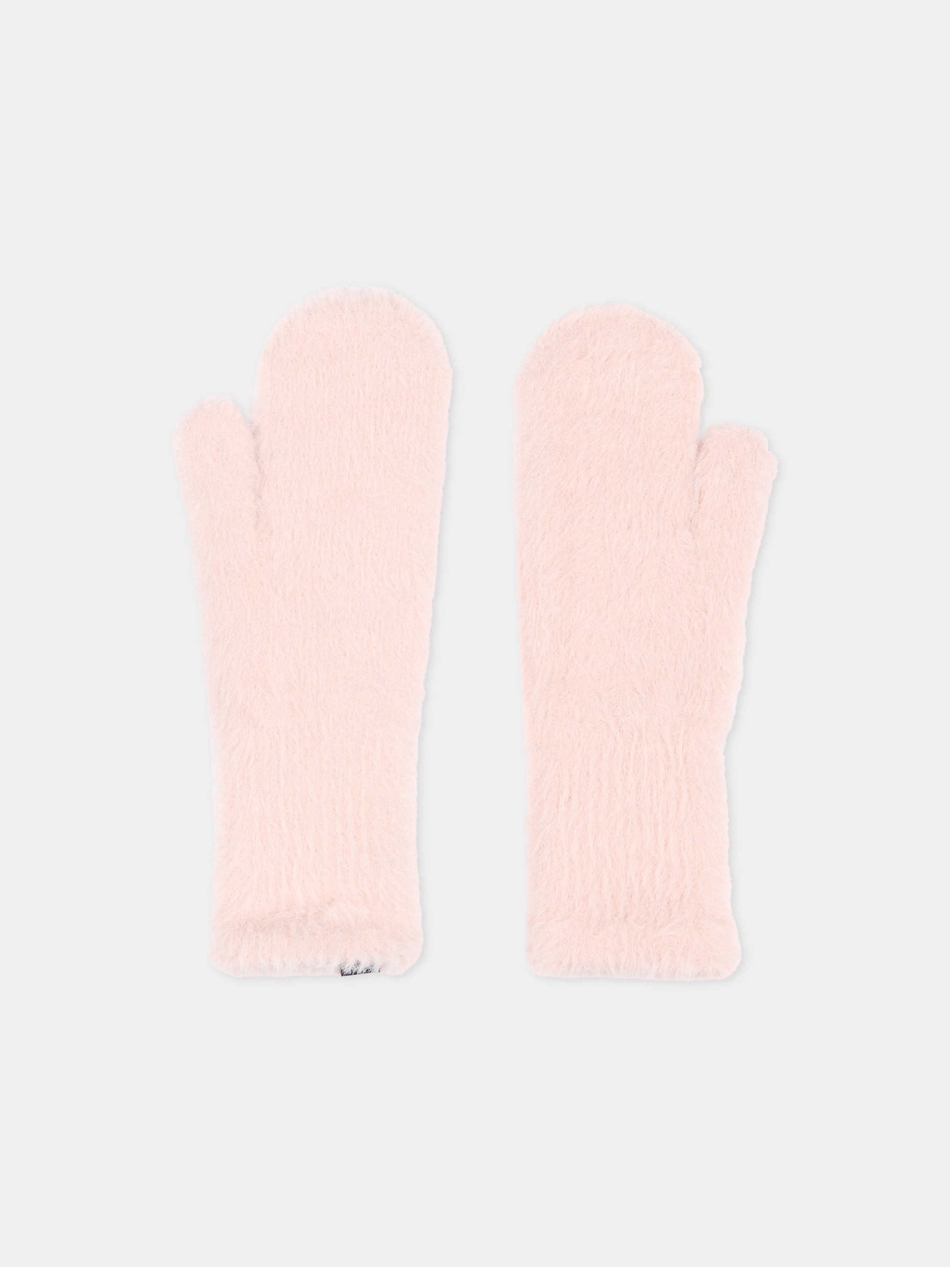 Guanti rosa klaudine per bambina,Molo,7W26S107 8058